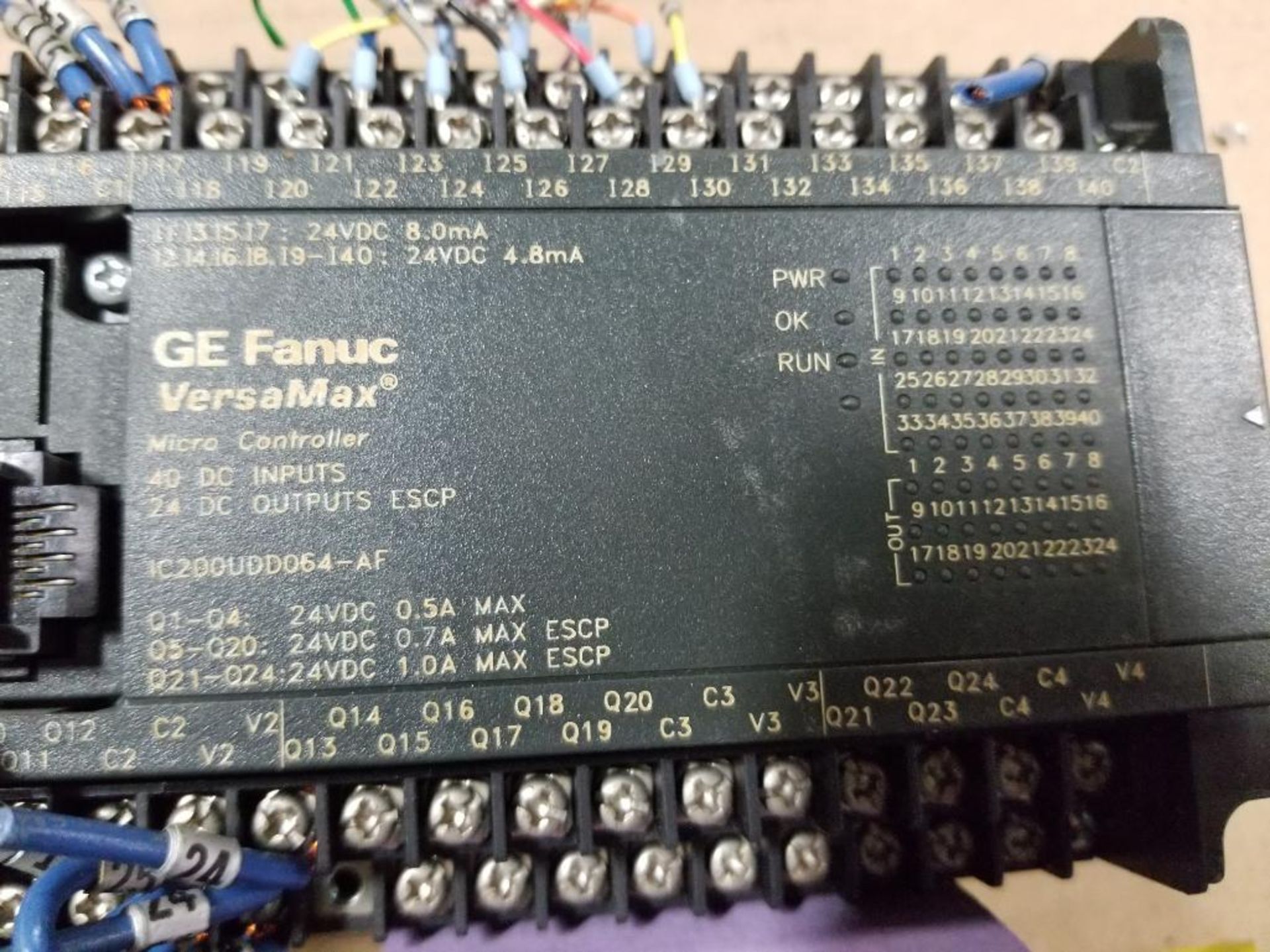 GE Fanuc VersaMax micro controller. Part number IC200UDD064-AF. - Image 3 of 5