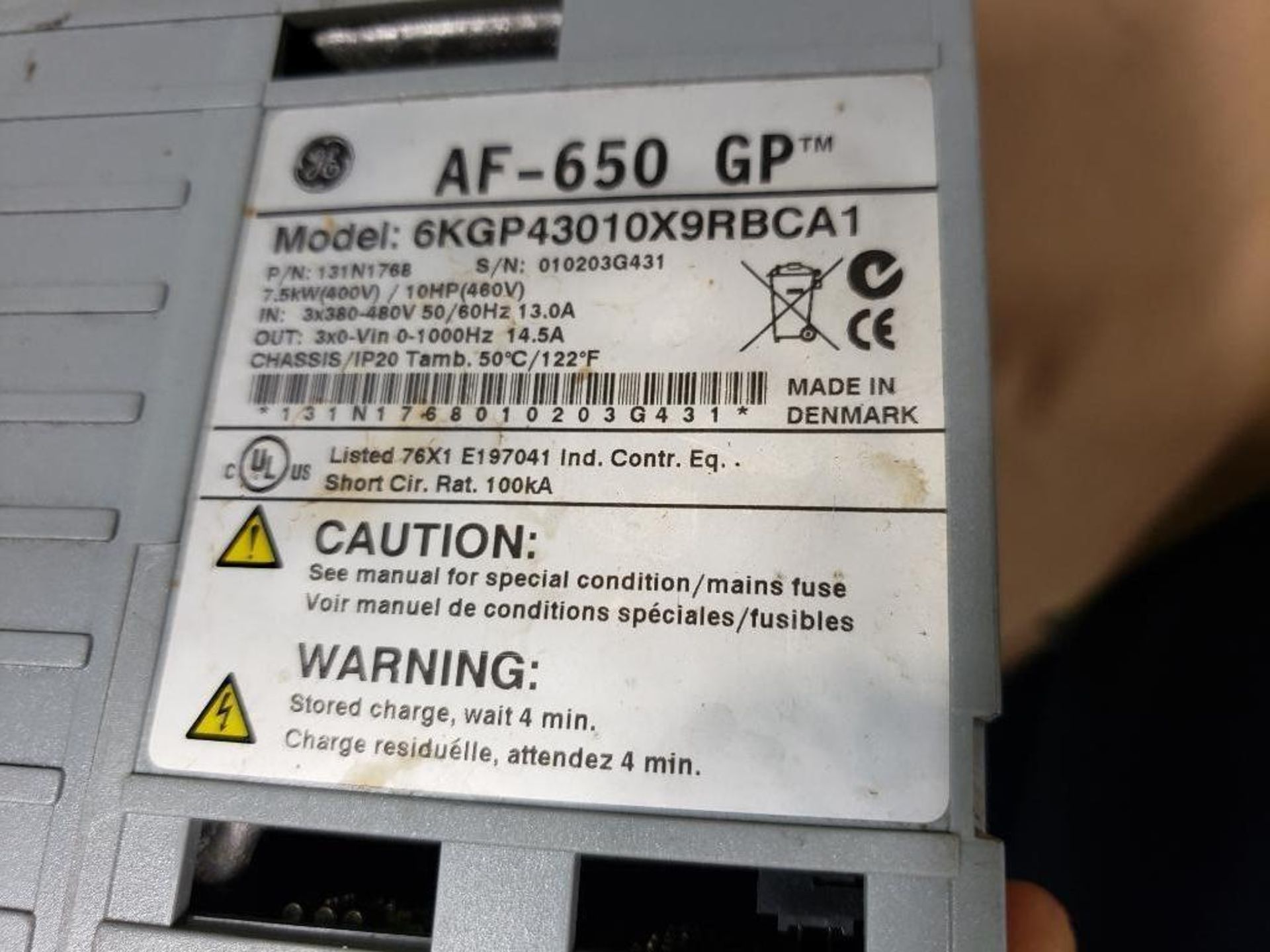 GE AF-650 GP drive. 6KGP43010X9RBCA1. - Image 6 of 7