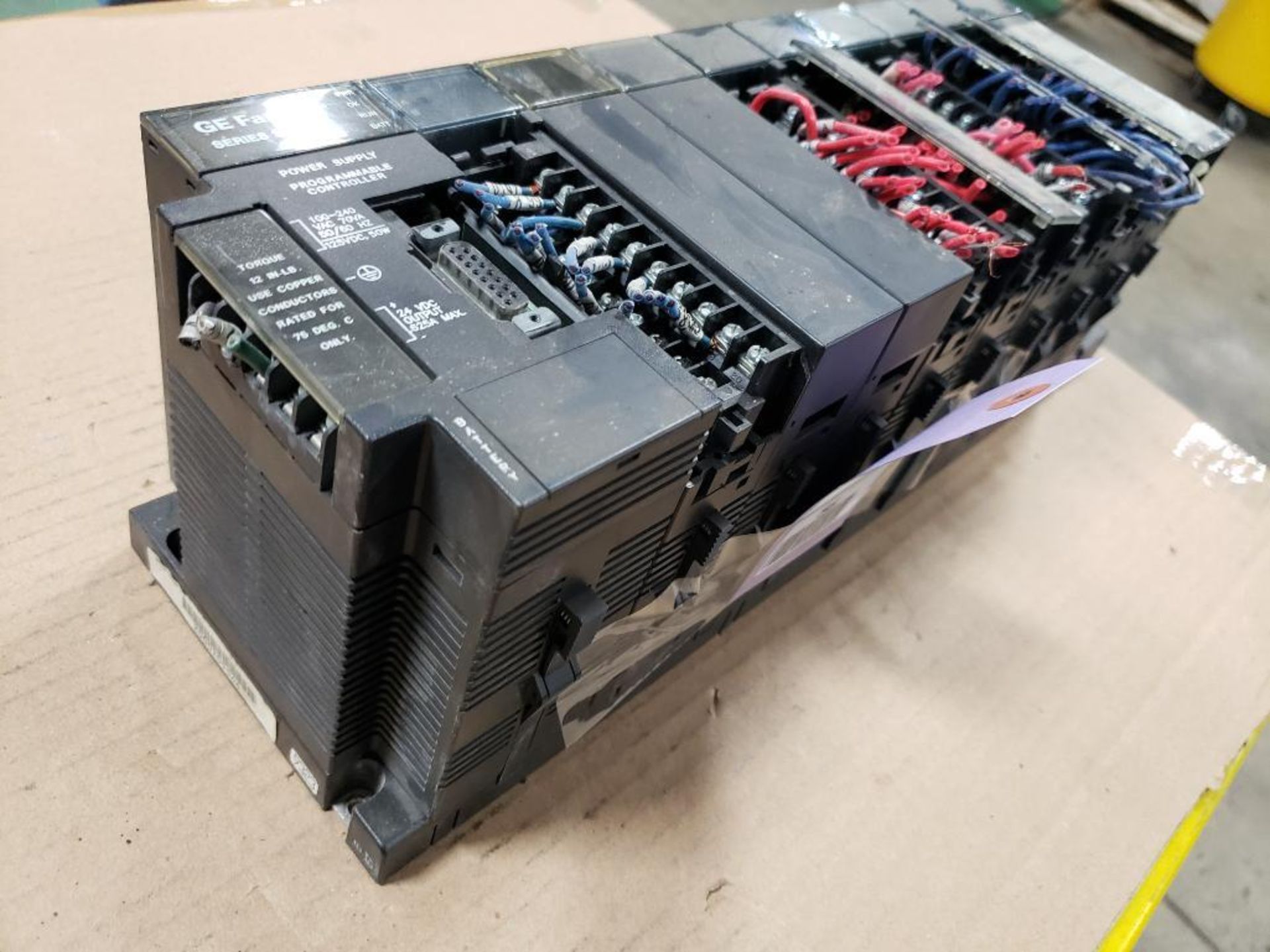 GE Fanuc Series 90-30 programmable control rack. CPU, power supply. - Image 6 of 6