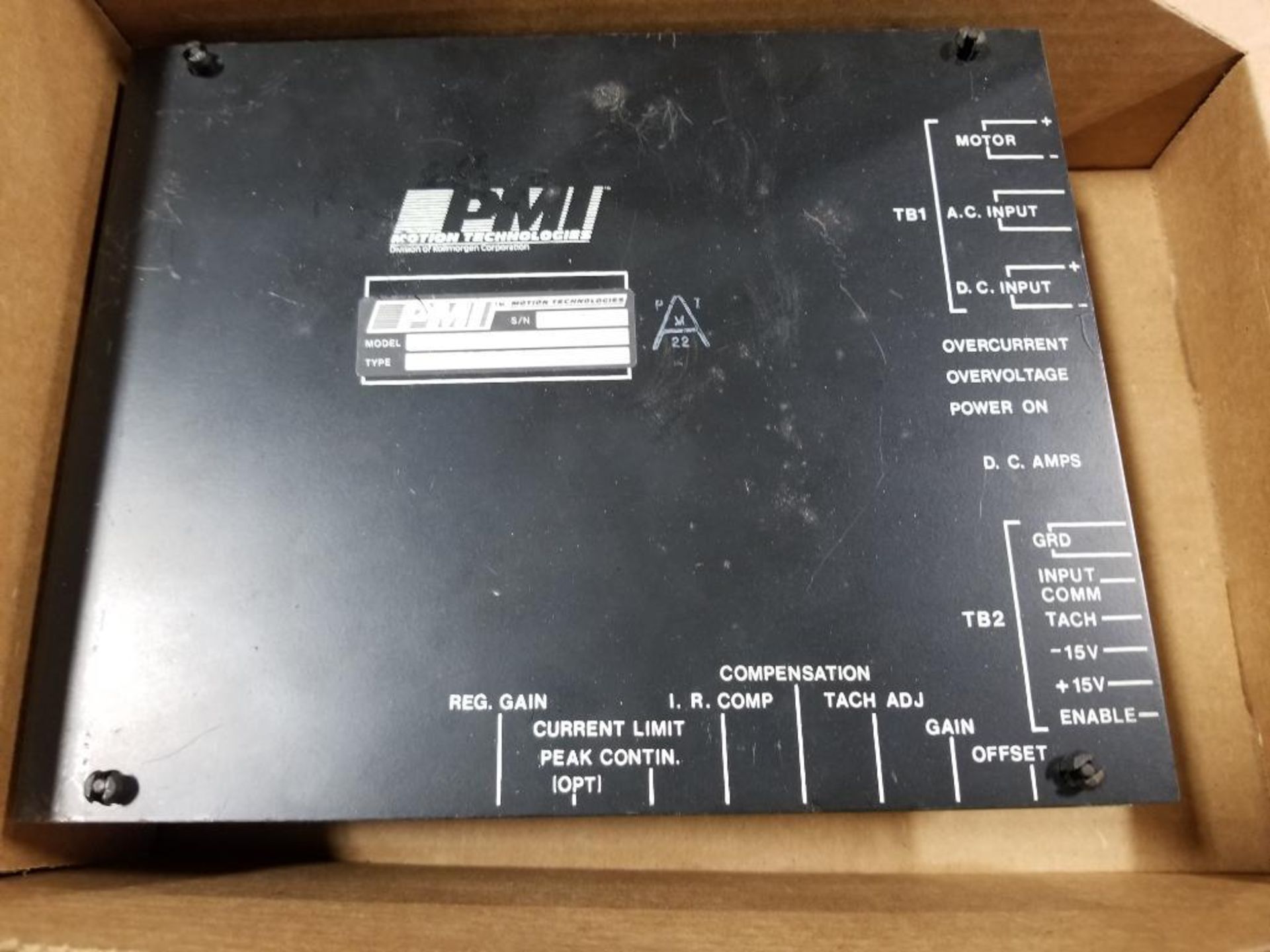 PMI Motion Technologies servo amplifier. 0088056001 TYPE: VXA 48-8-16. - Image 3 of 4