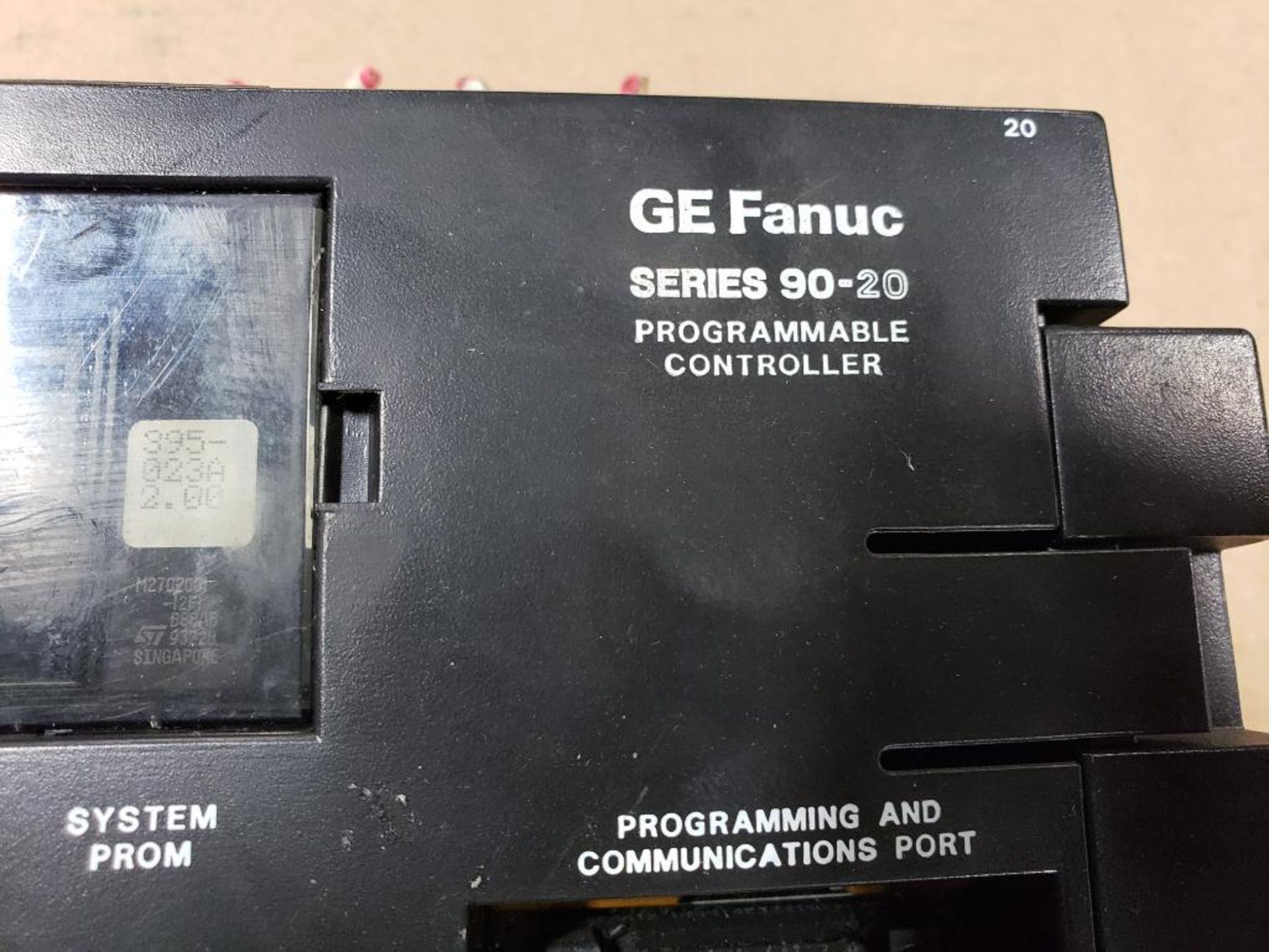 GE Fanuc Series 90-20 programmable controller. - Image 2 of 8