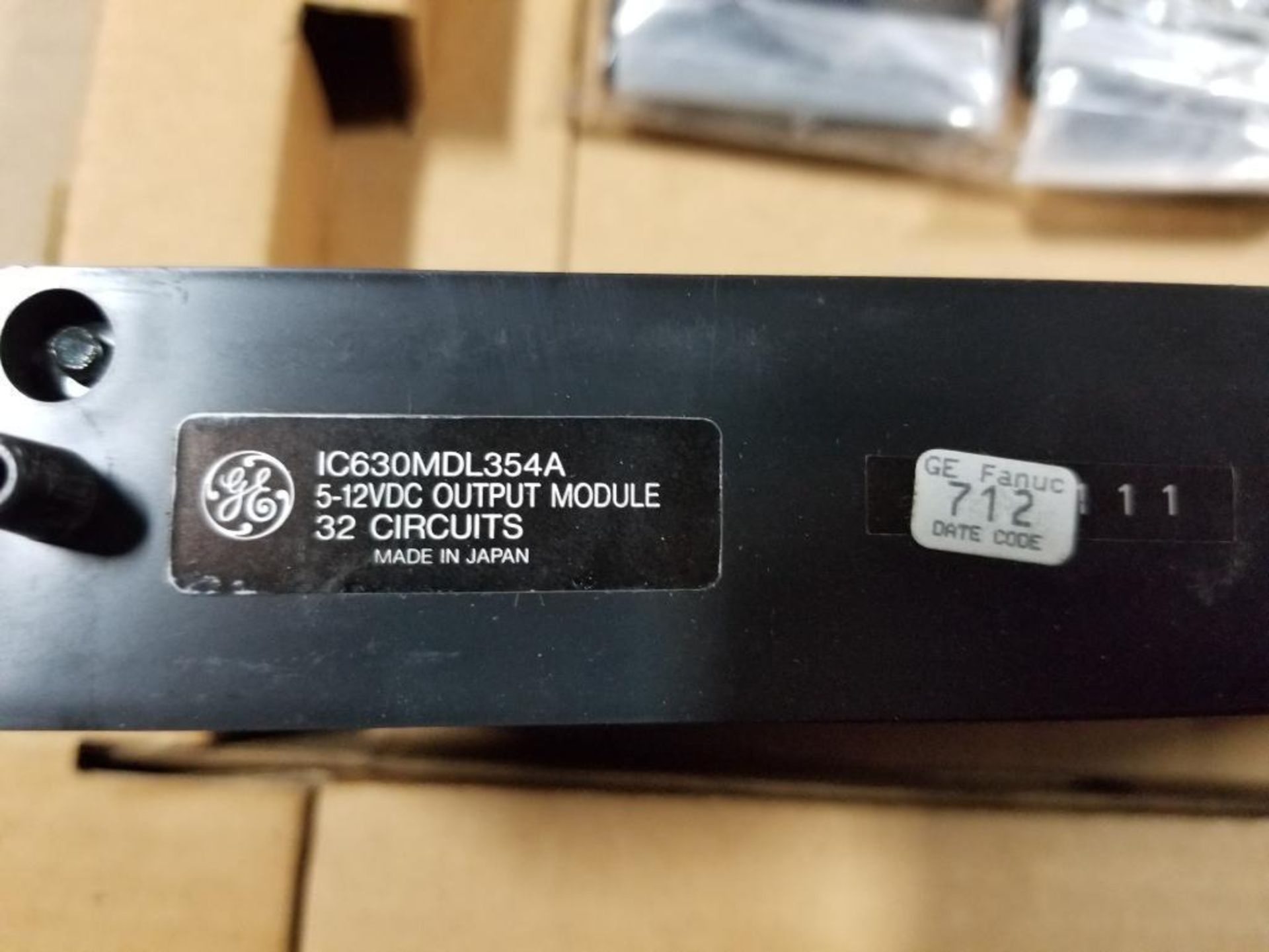 GE Fanuc programmable controller. Part number IC630MDL354A.