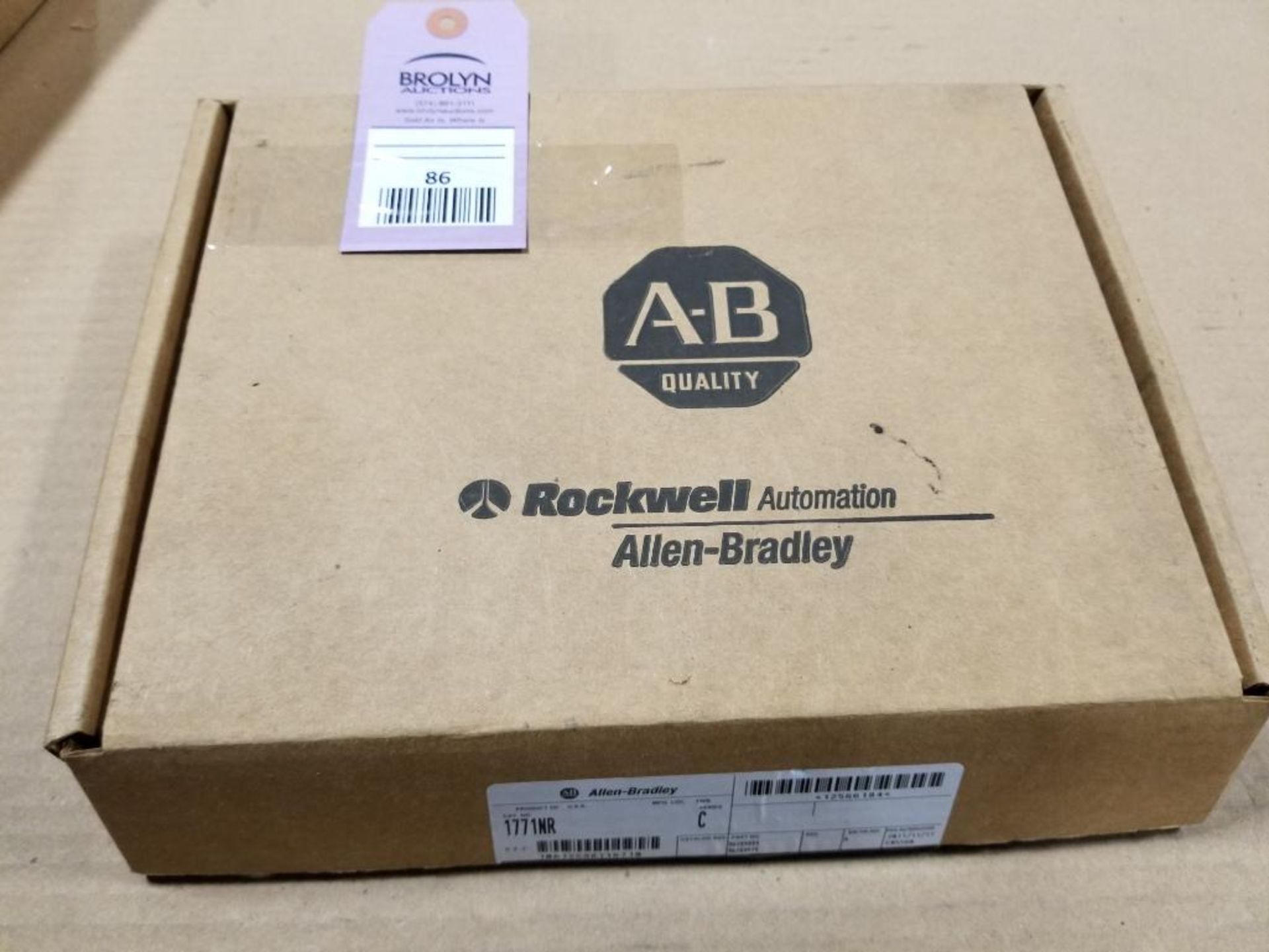 Allen Bradley high resolution module. Catalog number 1771-NR/C.