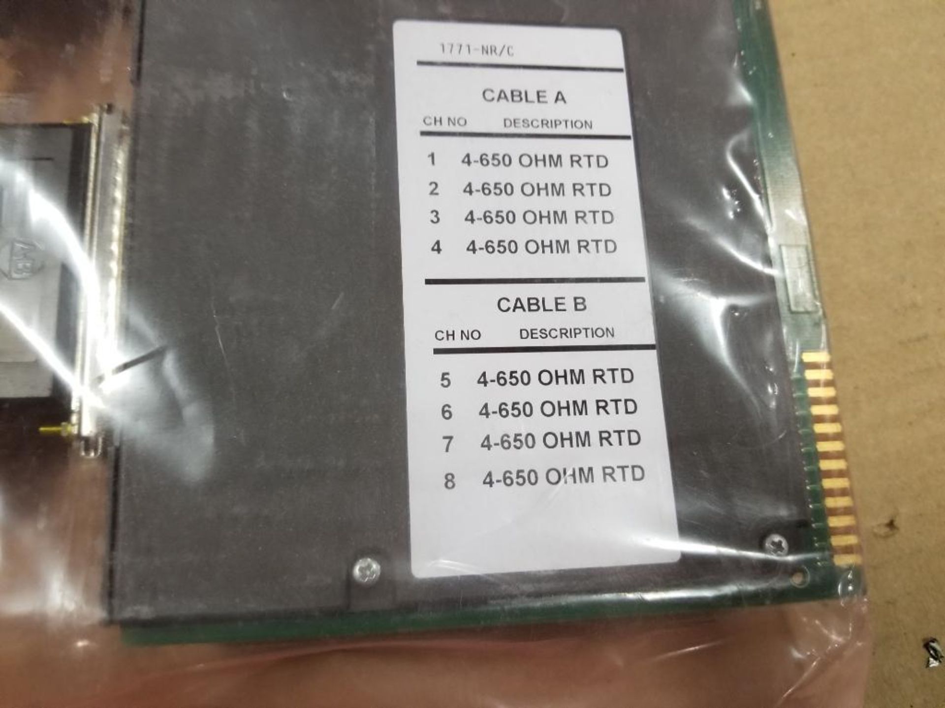 Allen Bradley module. Catalog 1771-NR/C. - Image 3 of 5