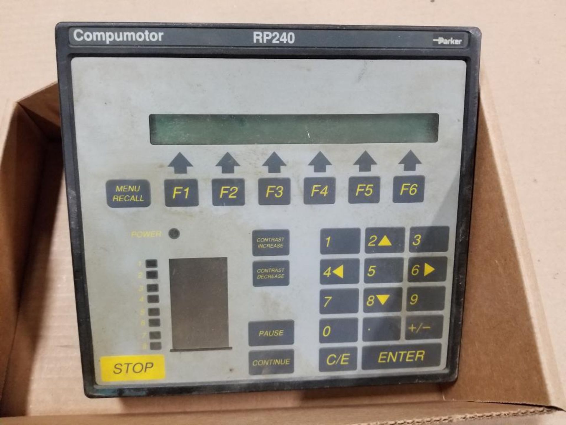 Parker Compumotor RP240 operator interface panel. - Image 4 of 4