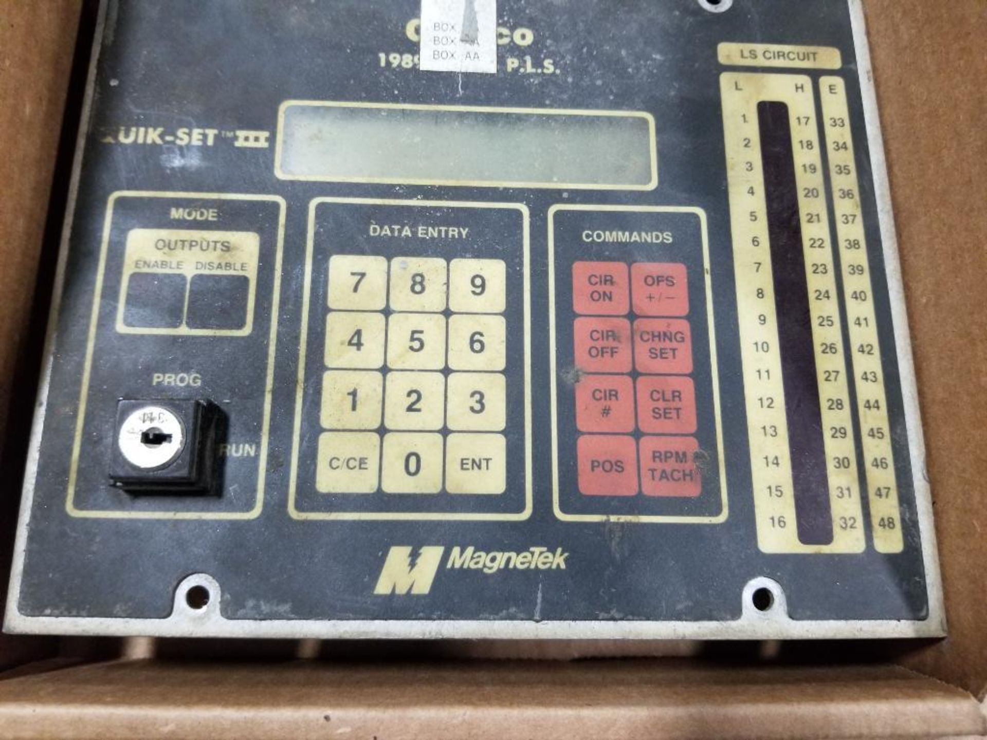 Qty 2 - Assorted operator interface panel. Magnetek . - Image 2 of 6