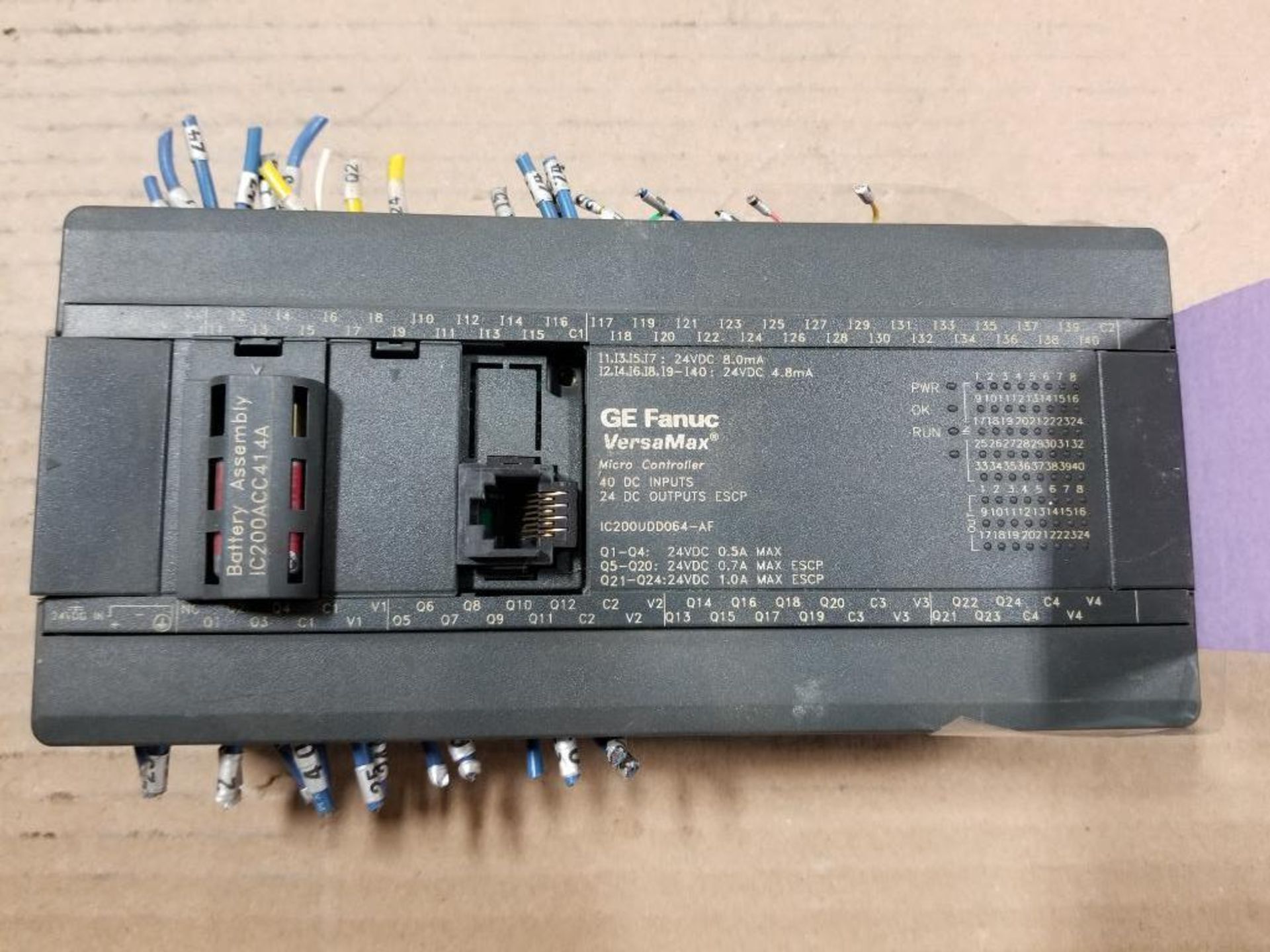 GE Fanuc VersaMax micro controller. Part number IC200UDD064-AF. - Image 2 of 5