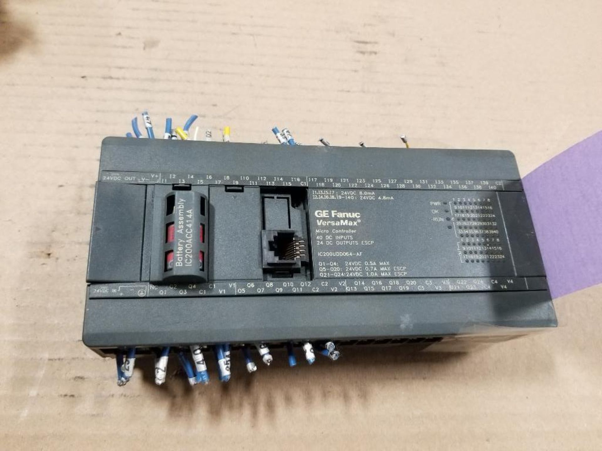 GE Fanuc VersaMax micro controller. Part number IC200UDD064-AF.