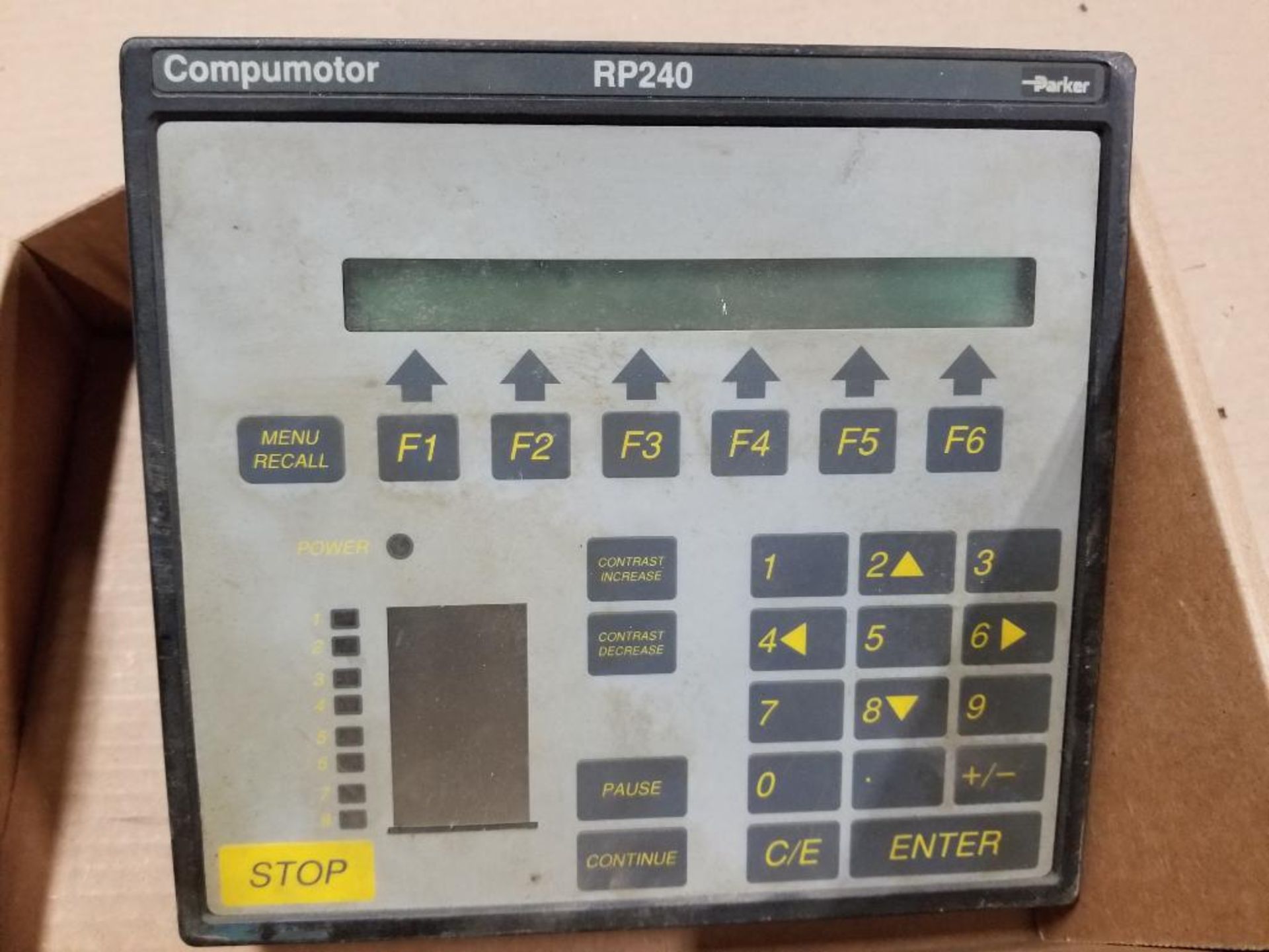 Parker Compumotor RP240 operator interface panel. - Image 2 of 4