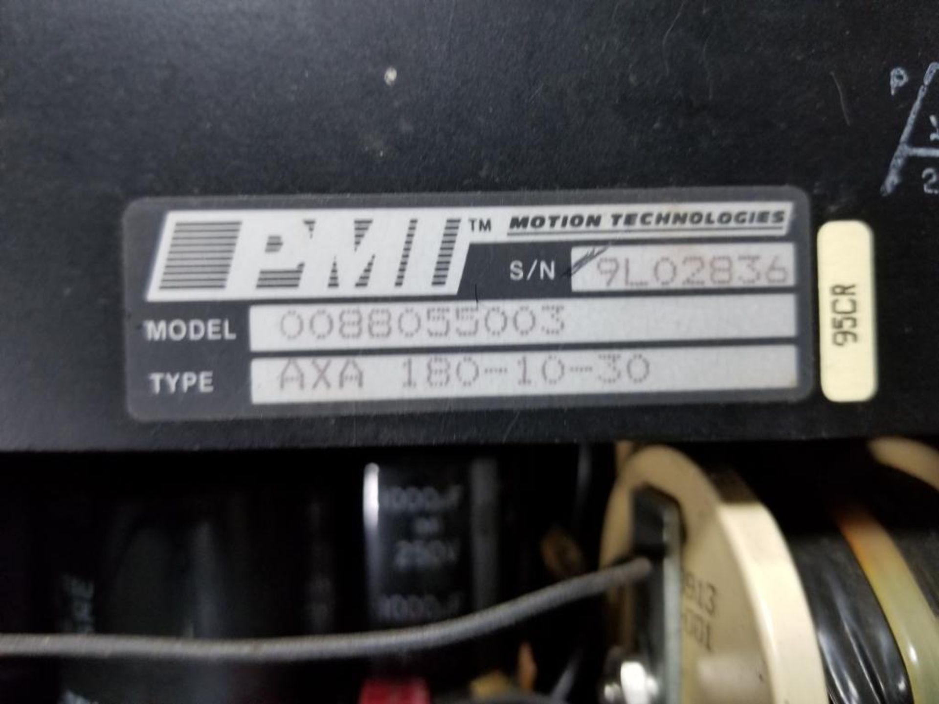 PMI Motion Technologies servo amplifier. 0088055003 TYPE: AXA 180-10-30. - Image 6 of 7