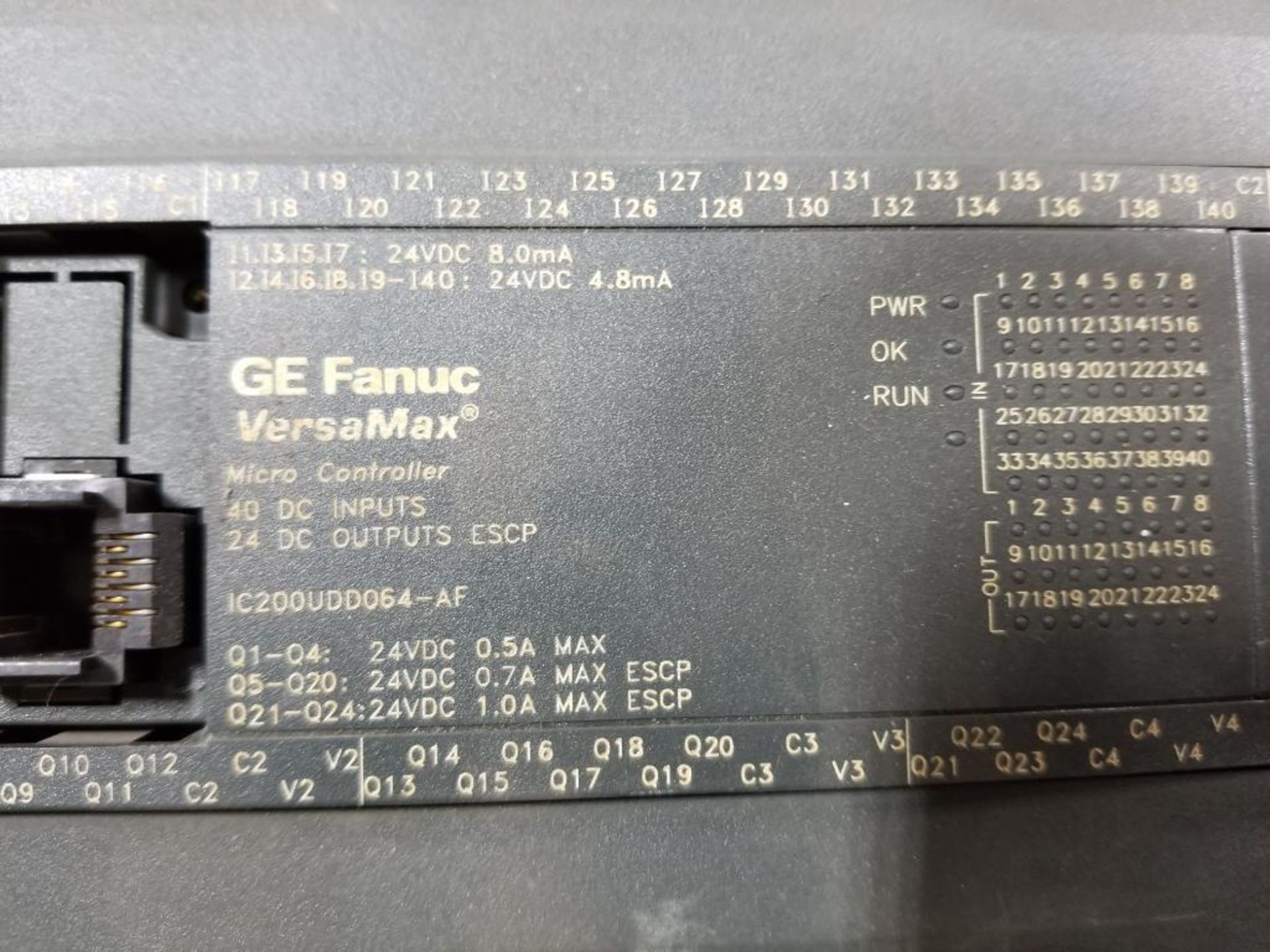 GE Fanuc VersaMax micro controller. Part number IC200UDD064-AF. - Image 5 of 5