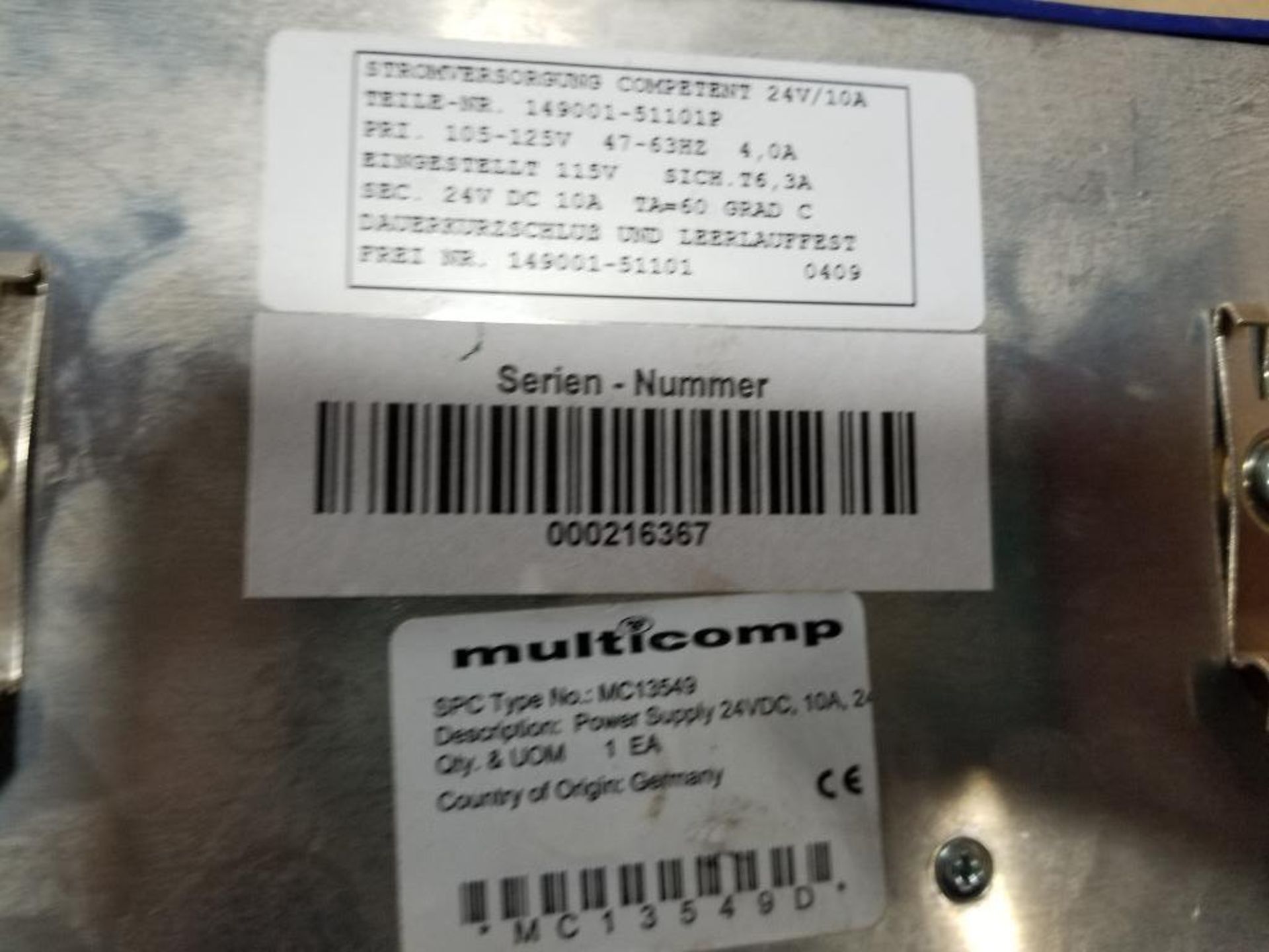 Multicomp MC3549 power supply., - Image 4 of 4