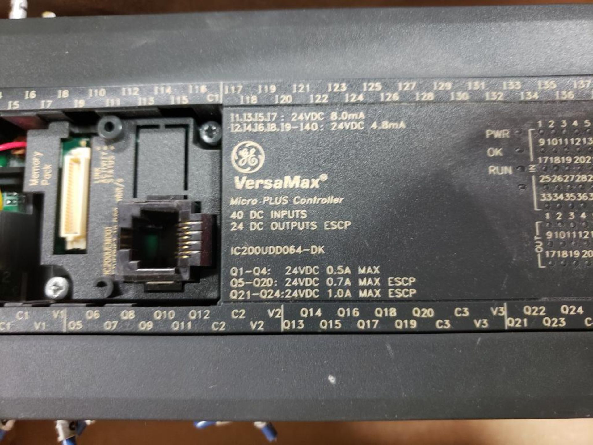 GE Fanuc VersaMax micro controller. IC200UDD064-AF. - Image 3 of 4