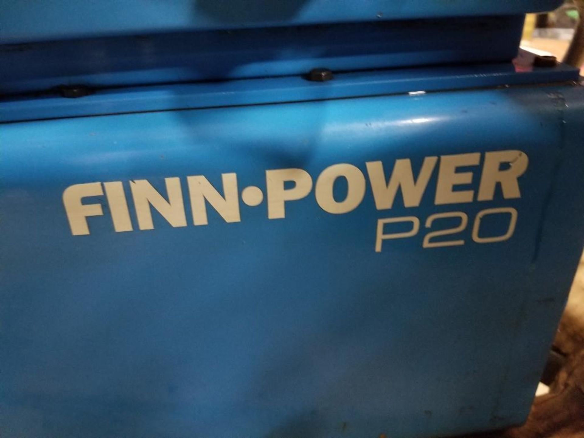 Finn-Power hydraulic swaging crimping machine. Model P20, Part number P20IS23. Mfg date 2005. - Image 3 of 16