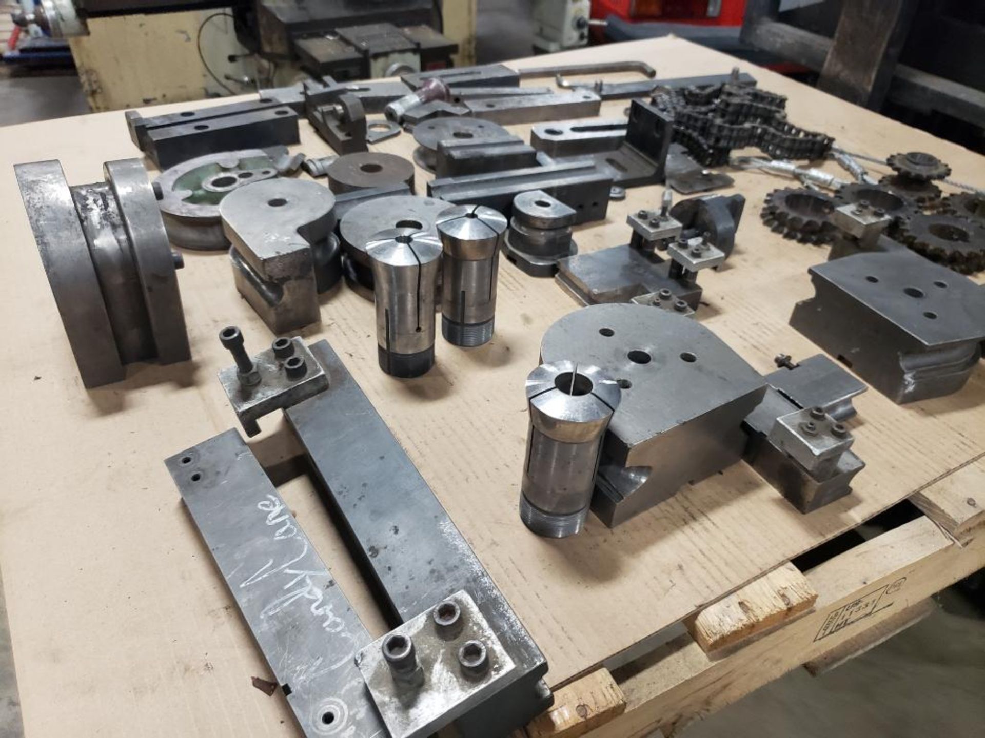 3-axis pines CNC bender. Includes assorted dies as pictured. for square and round tube. - Image 88 of 90