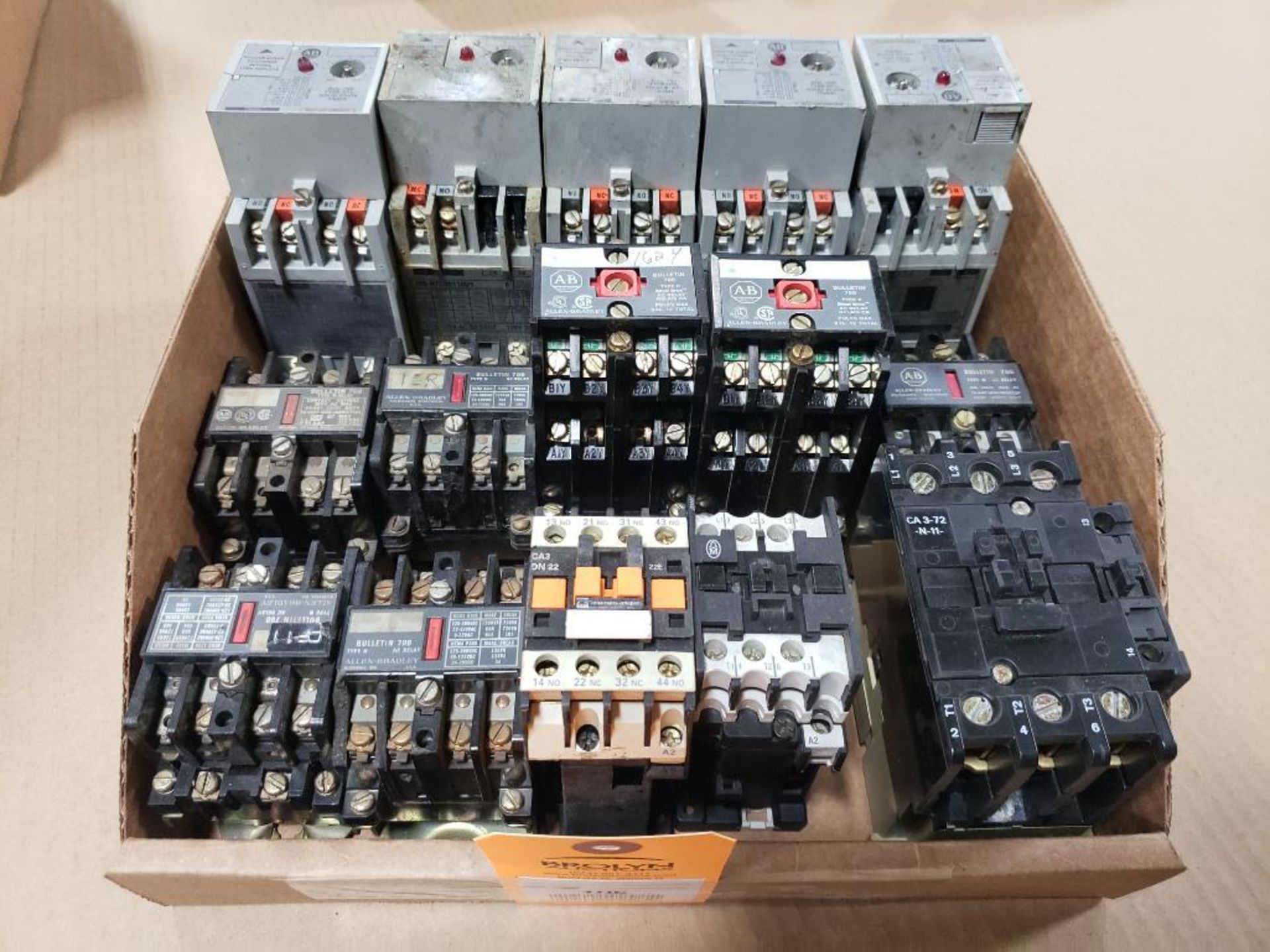 Large assortment of contactors.