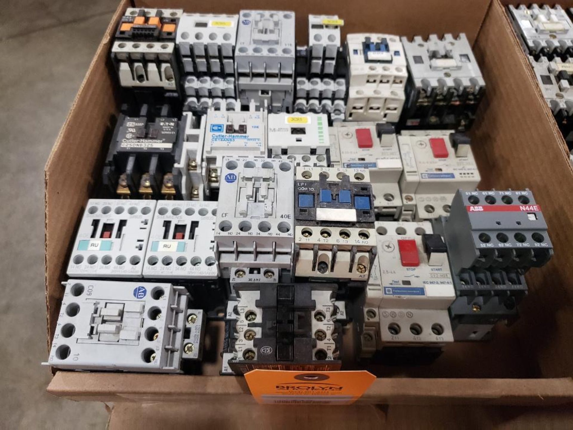 Assorted contactors.