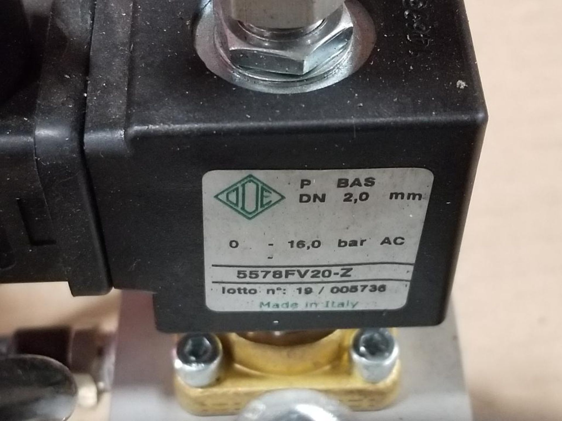 AIV-65C-S Intake valve. Max pressure - 15BAR. New no box. - Image 5 of 6