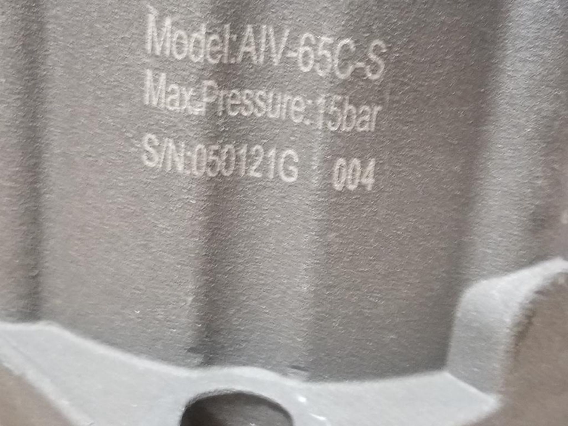 AIV-65C-S Intake valve. Max pressure - 15BAR. New no box. - Image 4 of 7