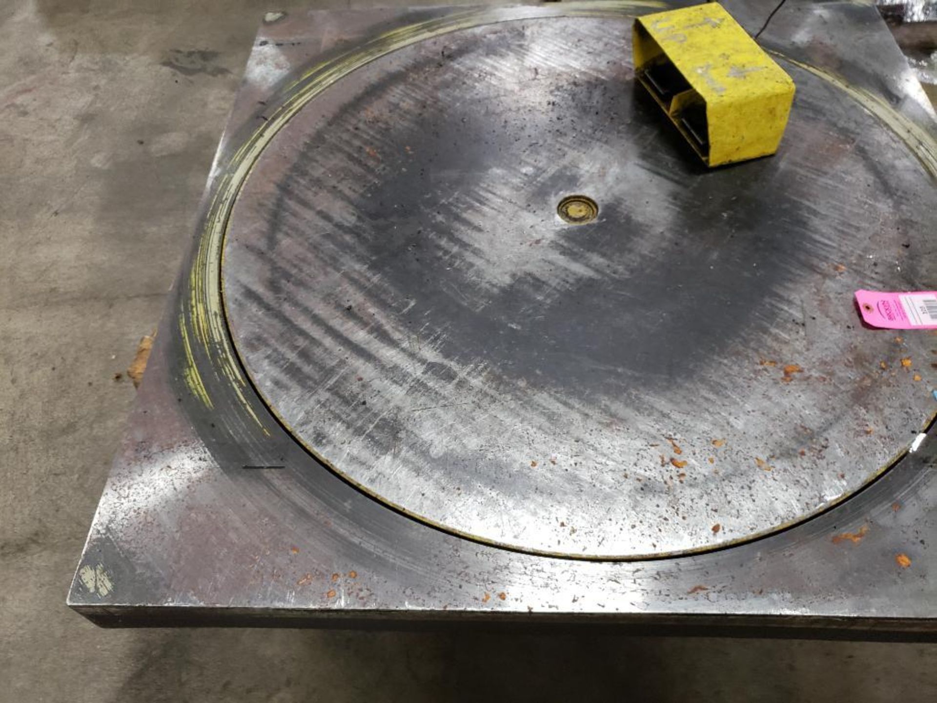 Southworth 48x48 rotating hydraulic scissor lift table. - Image 5 of 7