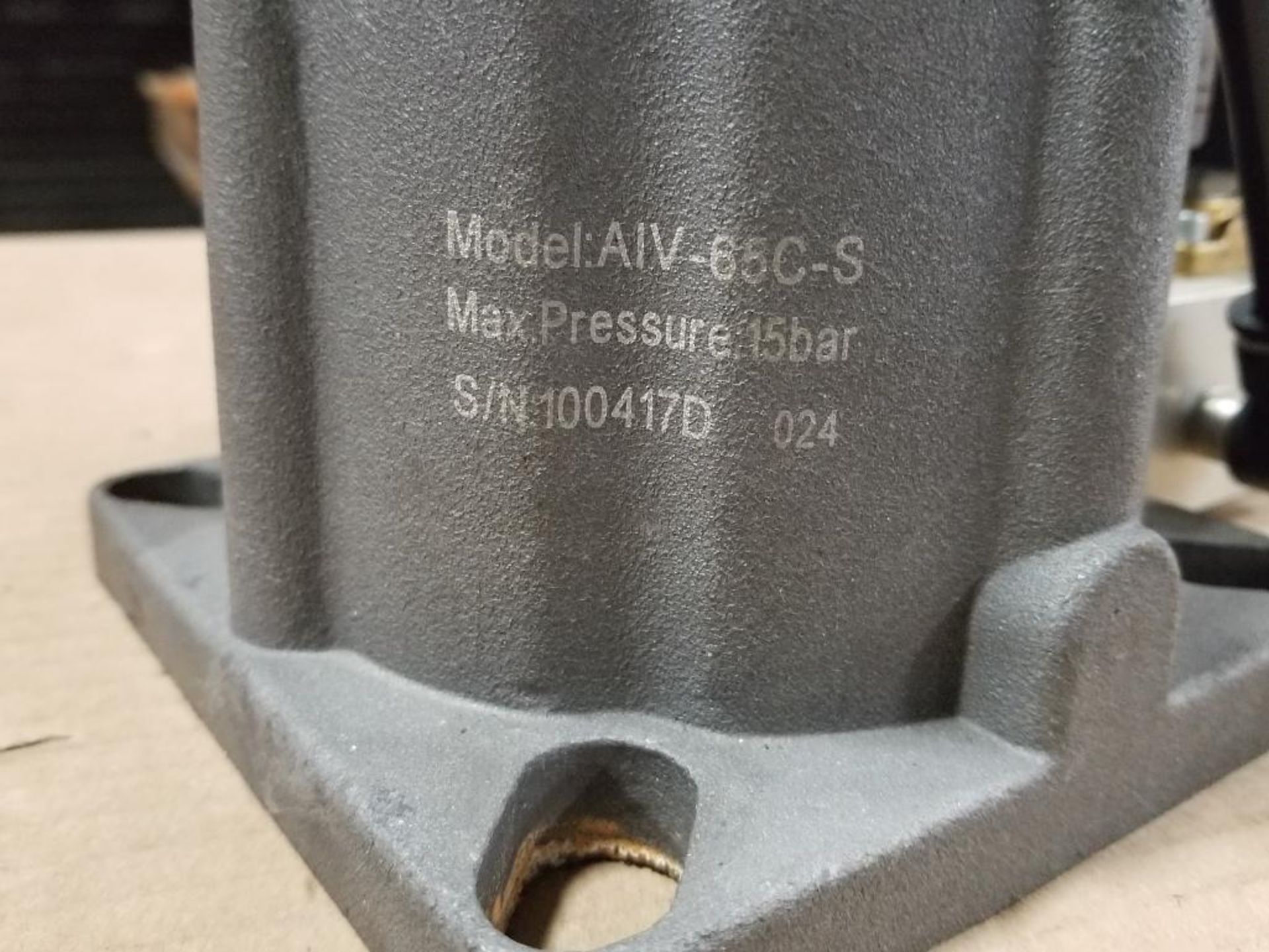 AIV-65C-S Intake valve. Max pressure - 15BAR. New no box. - Image 4 of 8