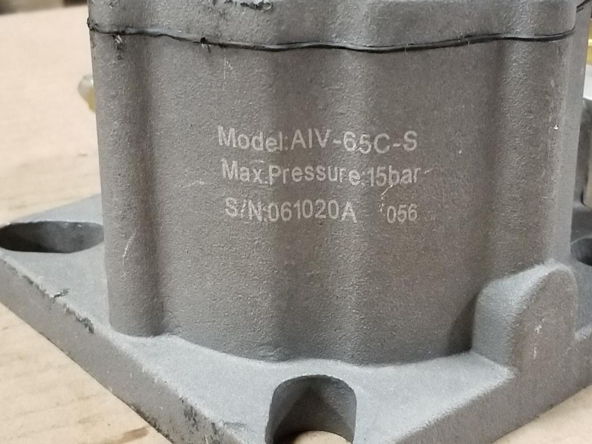 AIV-65C-S Intake valve. Max pressure - 15BAR. New no box. - Image 3 of 6