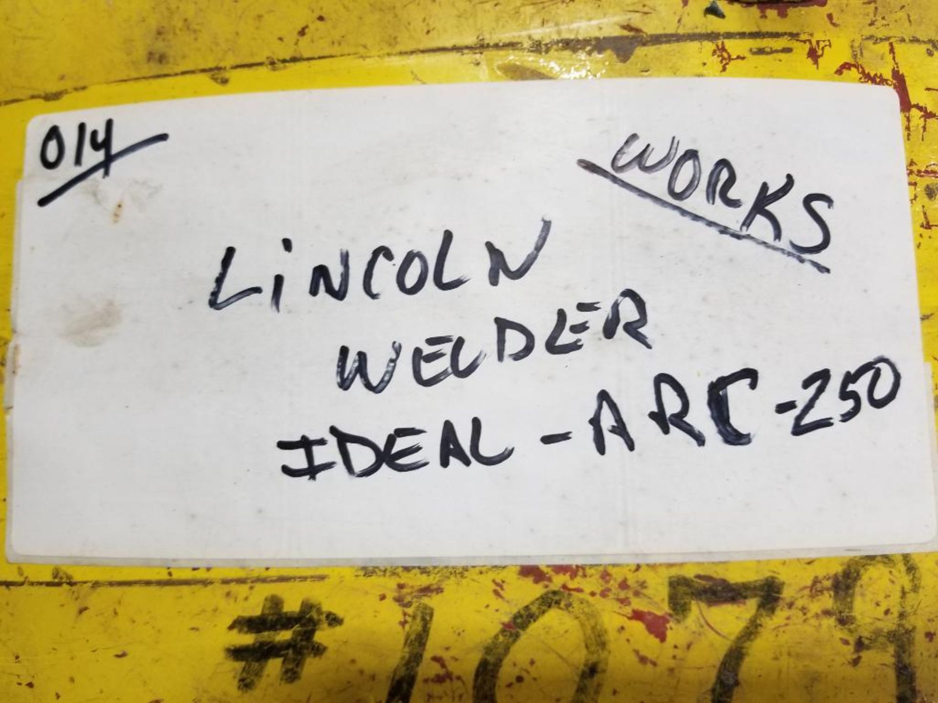 Lincoln arc welder IDEALARC 250. Single phase, 230-460V. - Image 11 of 11