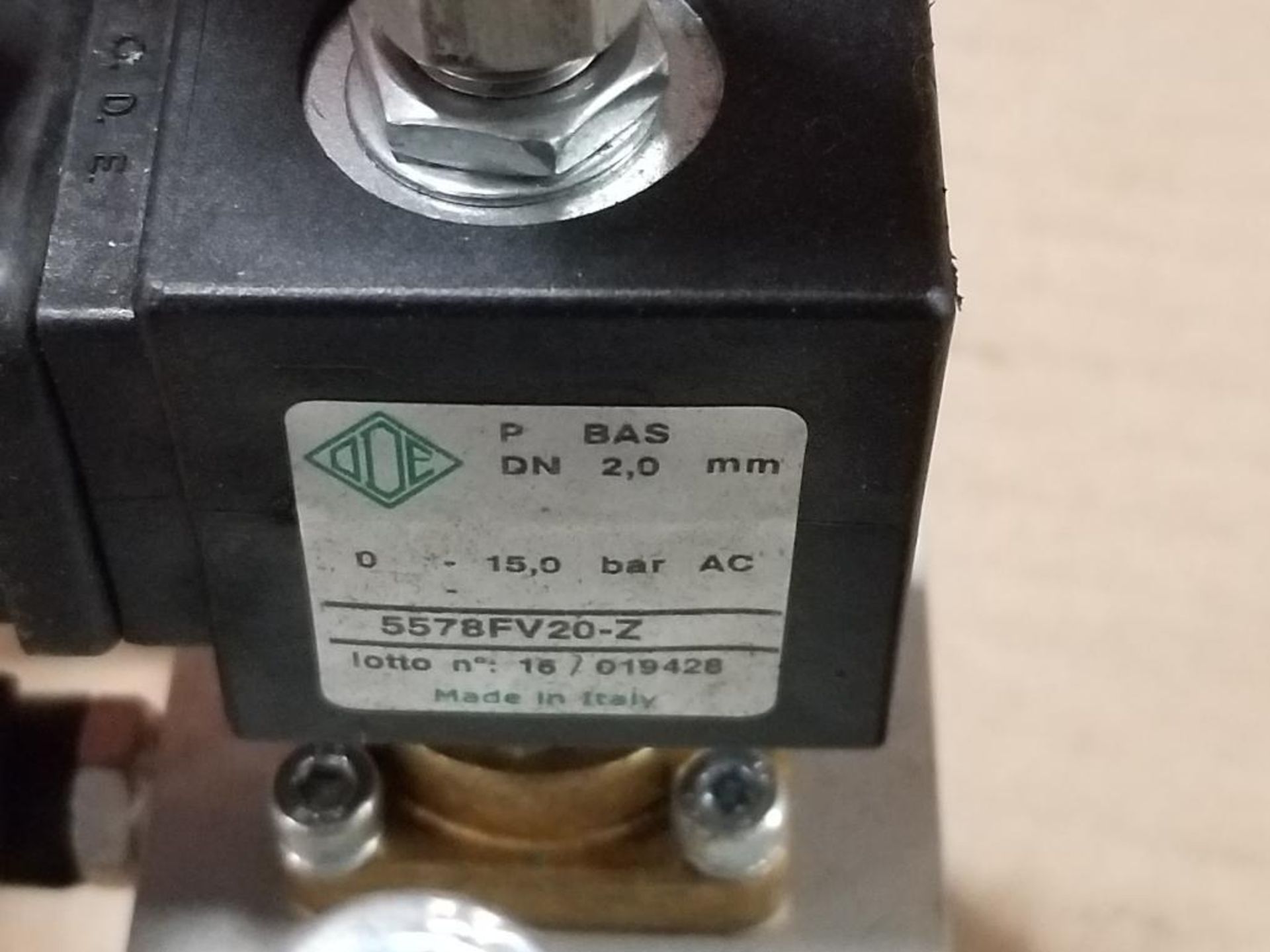 AIV-65C-S Intake valve. Max pressure - 15BAR. New no box. - Image 7 of 8