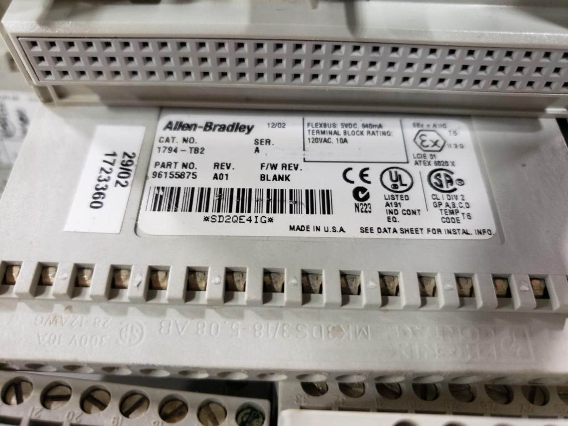 Large Qty of Allen Bradley 1794-TB3 Flex I/O terminal base. - Image 5 of 6