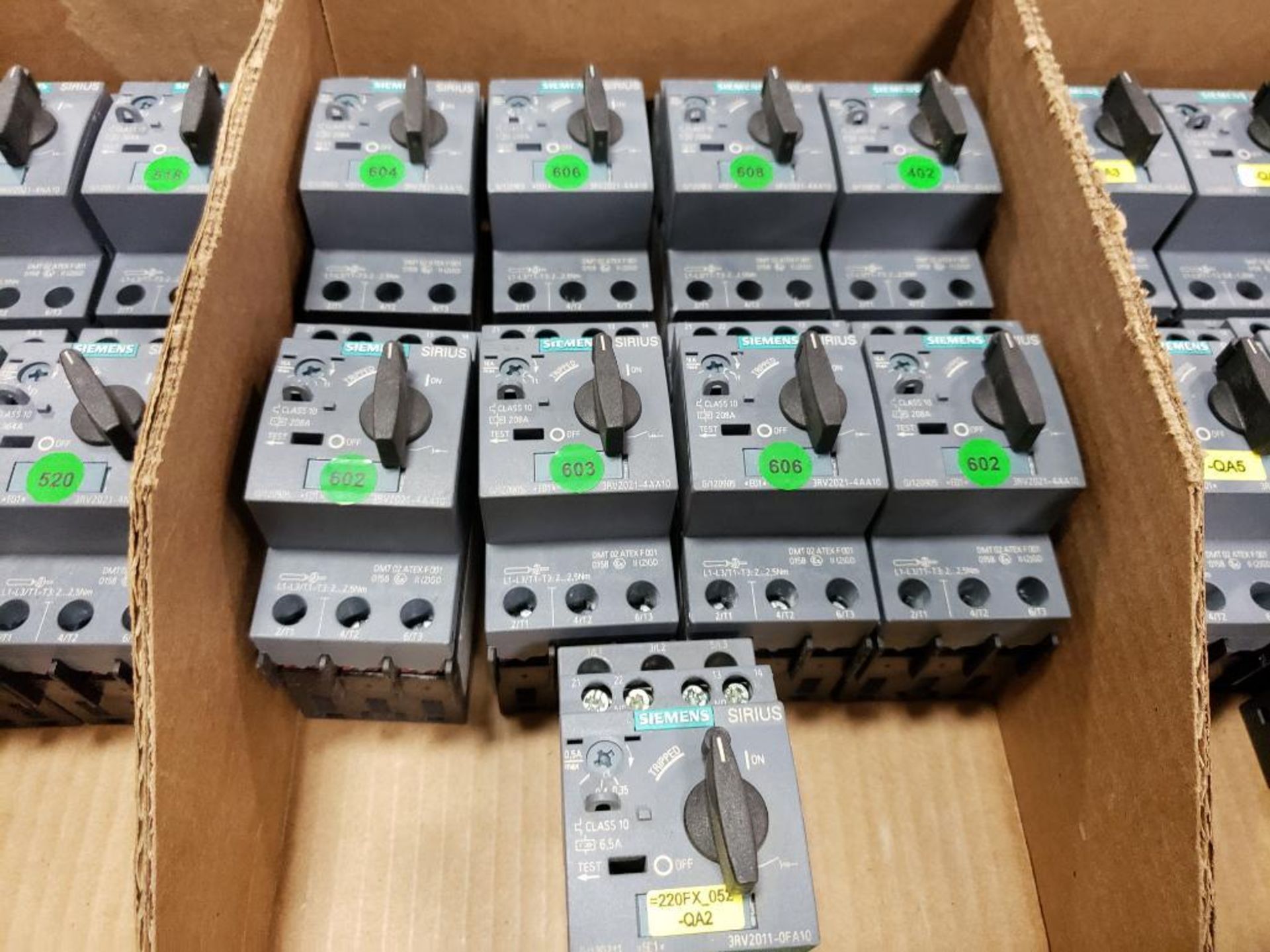 Qty 9 - Assorted Siemens Sirius motor starter, contactor. - Image 7 of 7