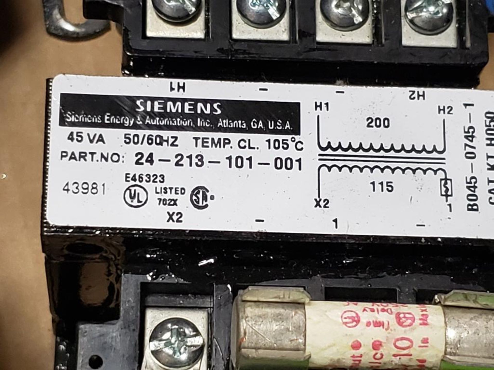 Assorted electrical transformer, relay. Allen Bradley, Siemens. - Image 5 of 7