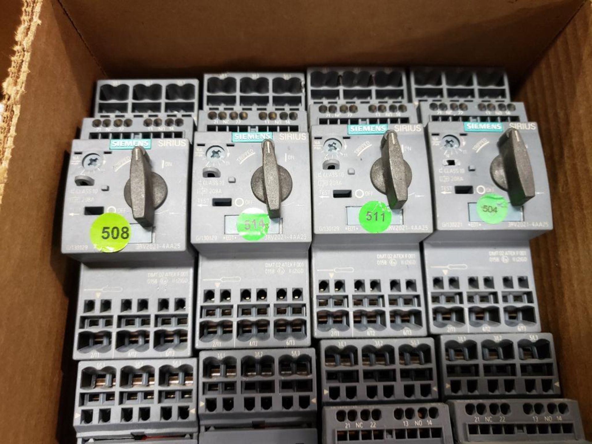 Qty 8 - Assorted Siemens Sirius motor starter, contactor. - Image 2 of 6