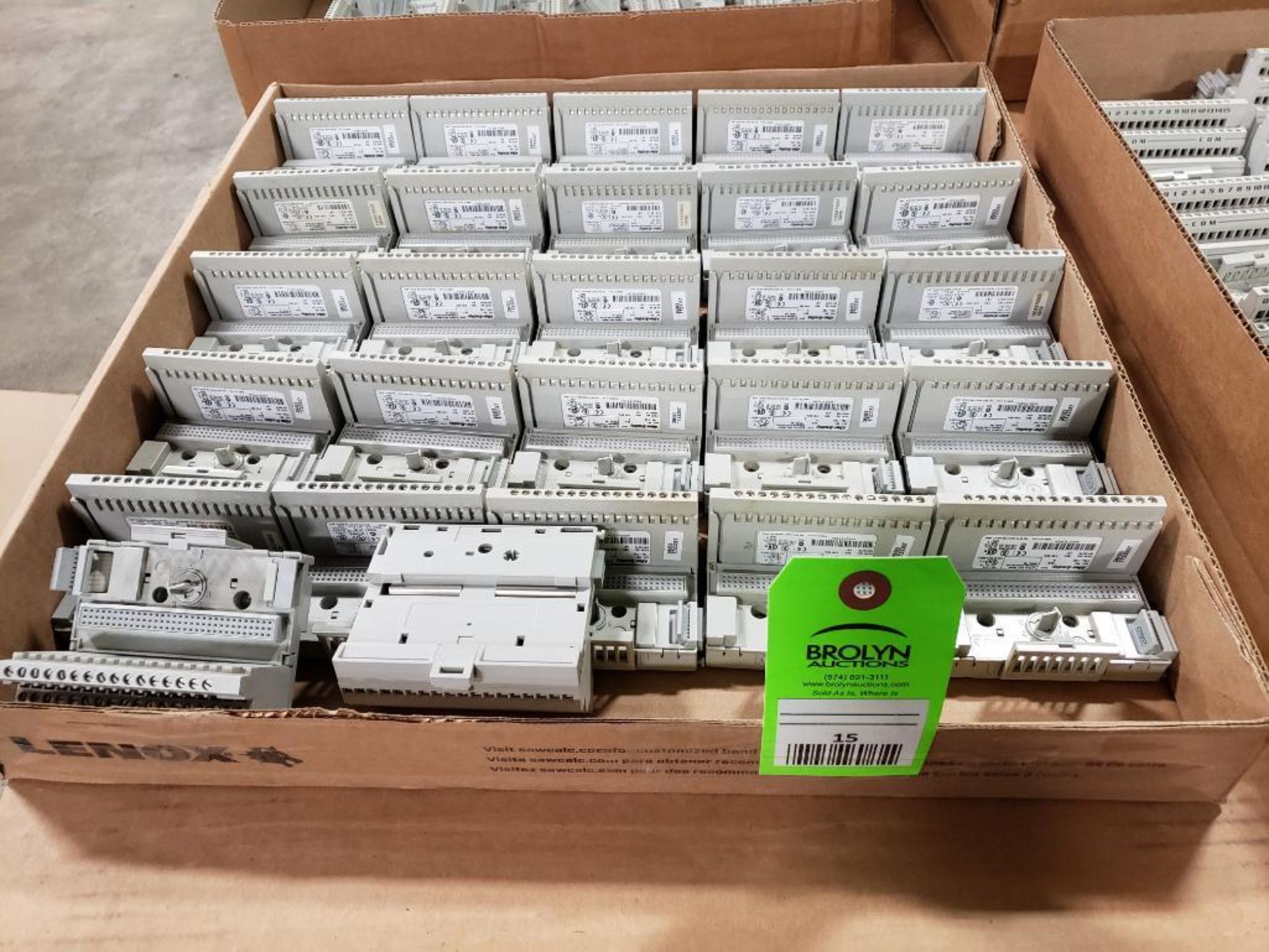 Large Qty of Allen Bradley 1794-TB3 Flex I/O terminal base.