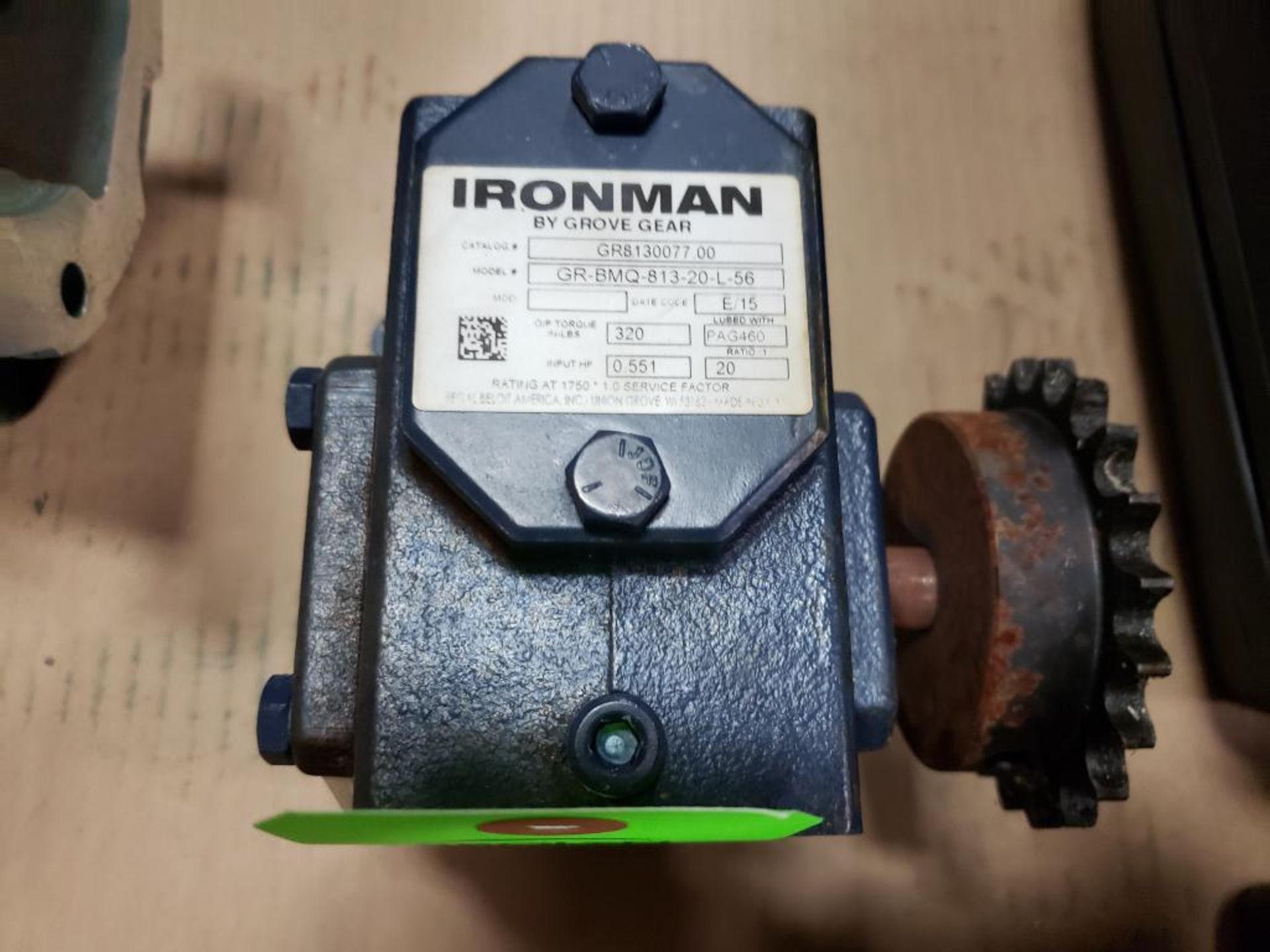 Grove Gear Ironman gearbox. GR8.130077.00. GR-BMQ-813-20-L-56 20:1 Ratio. - Image 2 of 4