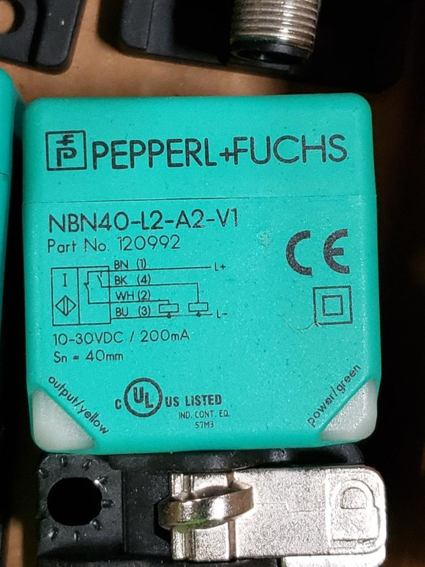 Qty 6 - Pepperl + Fuchs NBN40-L2-A2-V1 Part #120992 inductive sensor. - Image 4 of 4