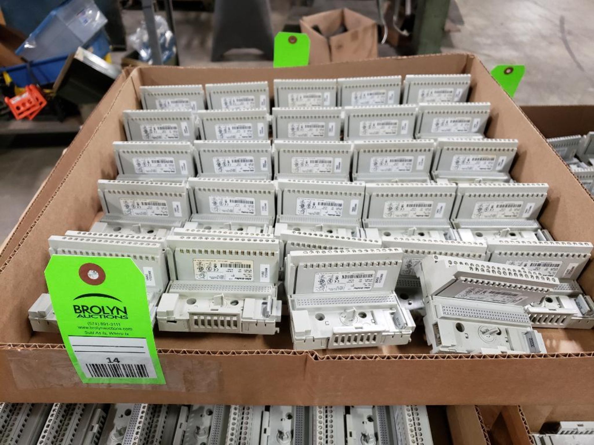 Large Qty of Allen Bradley 1794-TB3 Flex I/O terminal base.