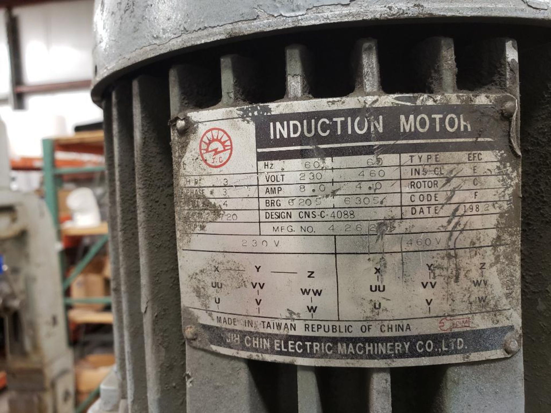 Millport knee mill. Model 3V. Serial number 820548H. - Image 17 of 21