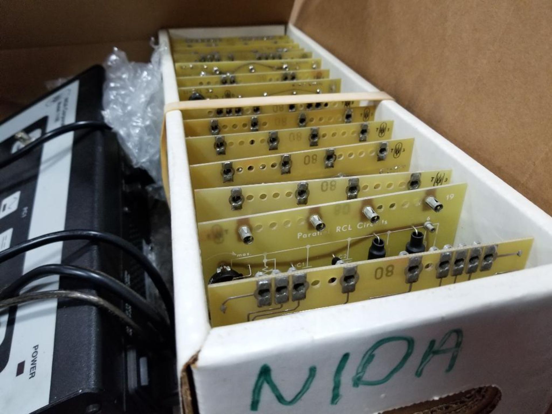 NIDA corp 110E electronics trainer with cards. - Image 11 of 14