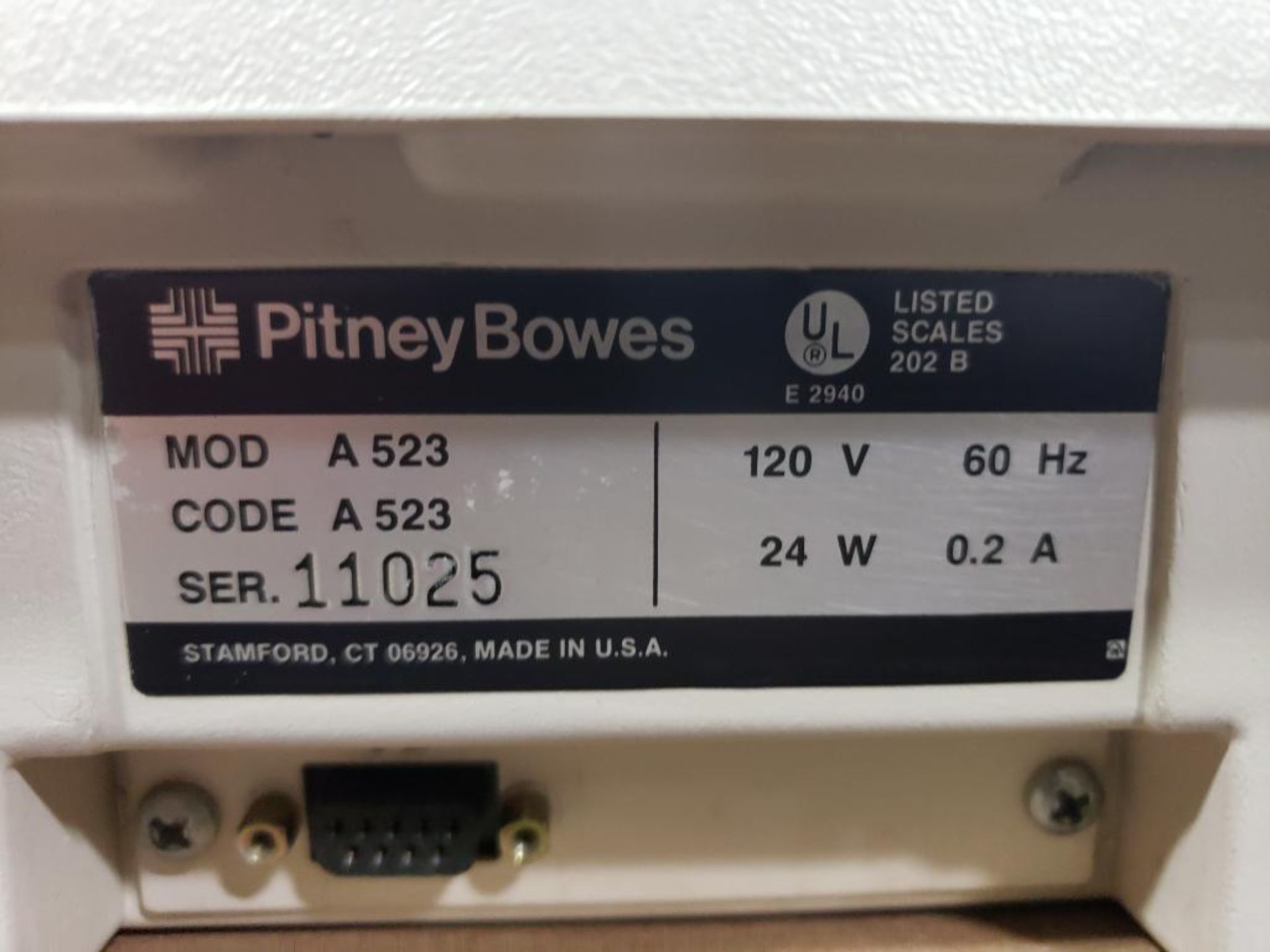 Pitney Bowes A523 digital scale. - Image 7 of 8