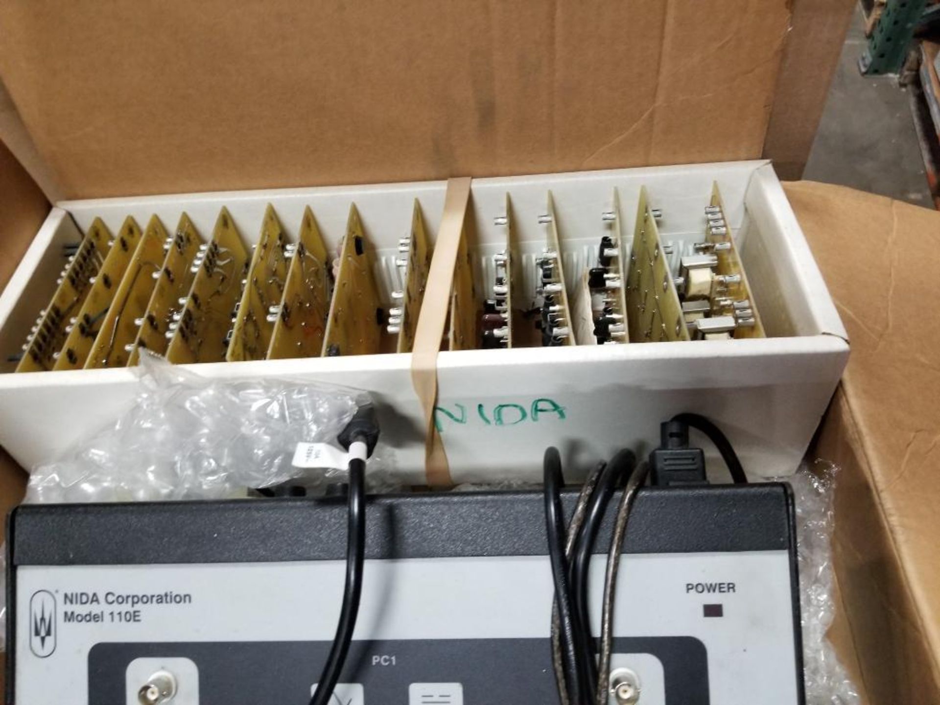 NIDA corp 110E electronics trainer with cards. - Image 8 of 14