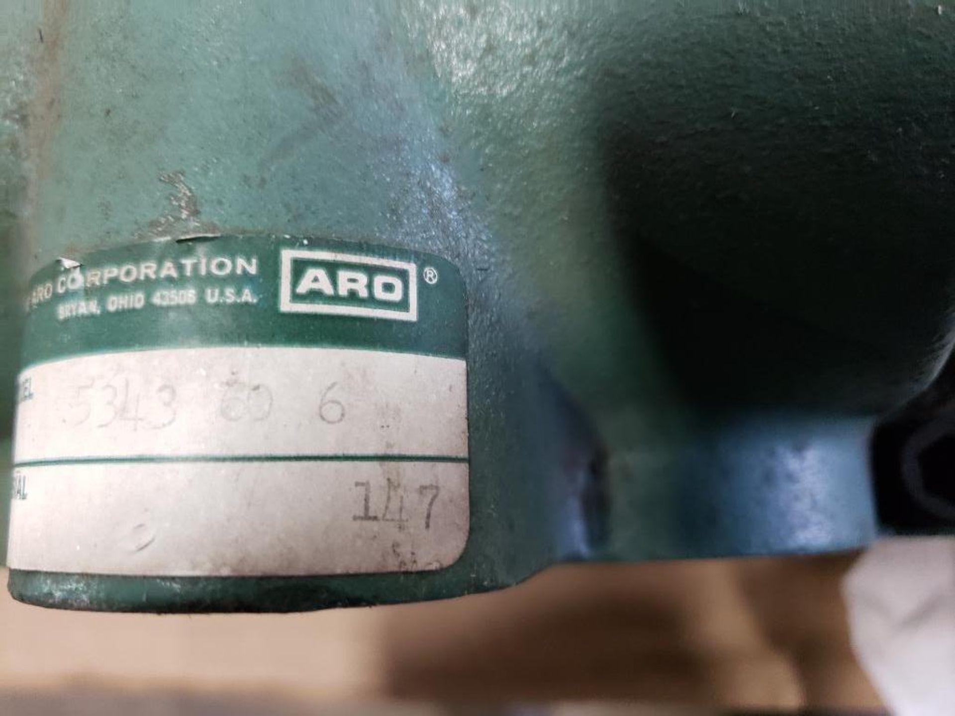 The ARO Company 5343-60-6 hydraulic valve. - Image 8 of 8