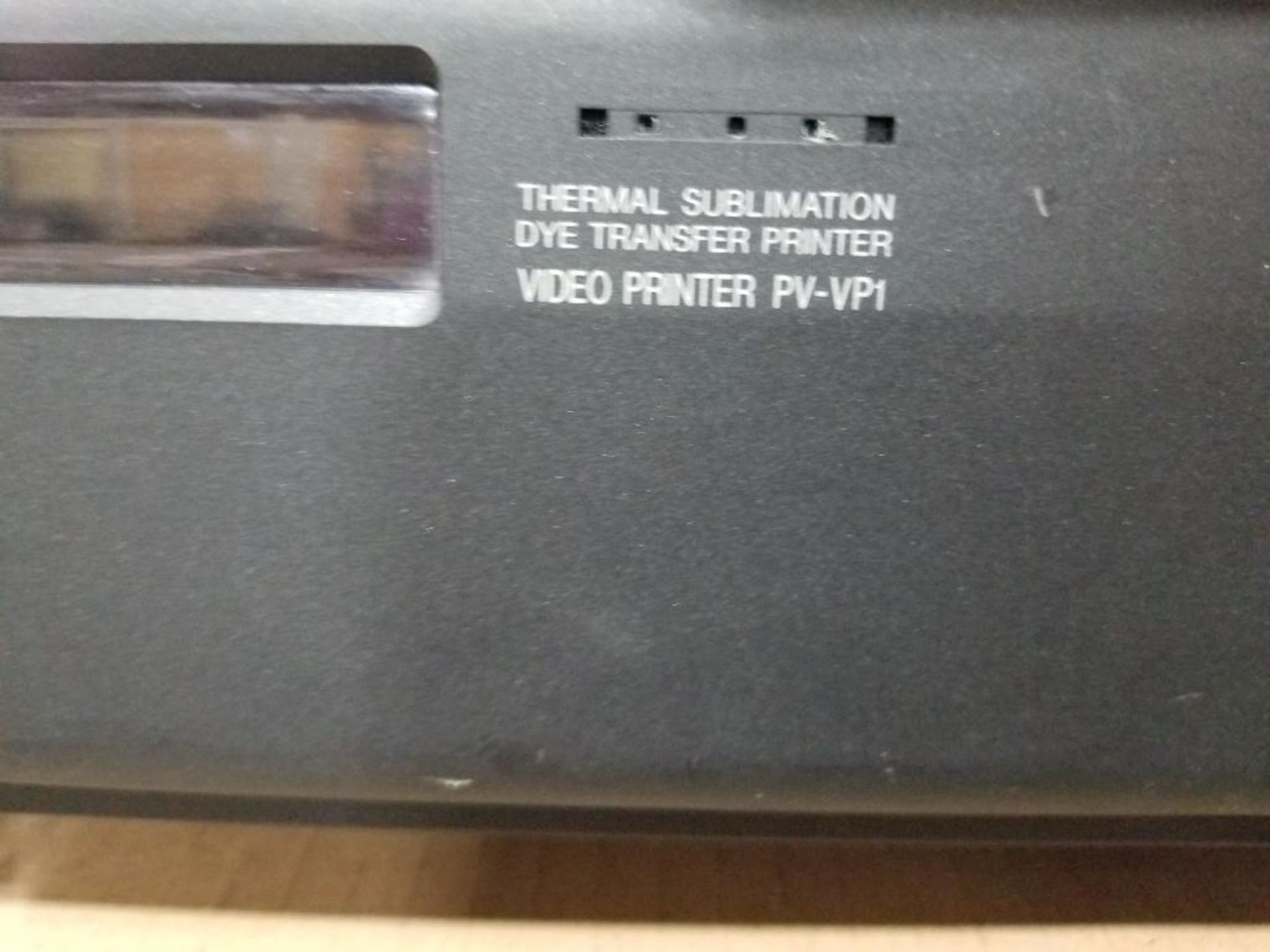 Panasonic Thermal sublimation Dye transfer printer video printer PV-VP1 with SMC Networks router. - Image 9 of 11