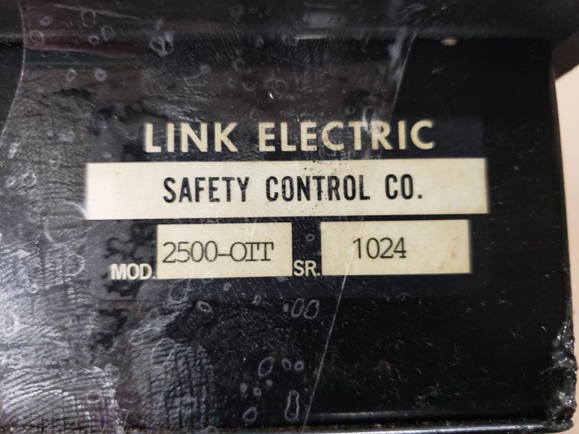 Link Electric & Safety Control Co. System 2500 programmable limit switch controller. 2500OIT. - Image 7 of 7