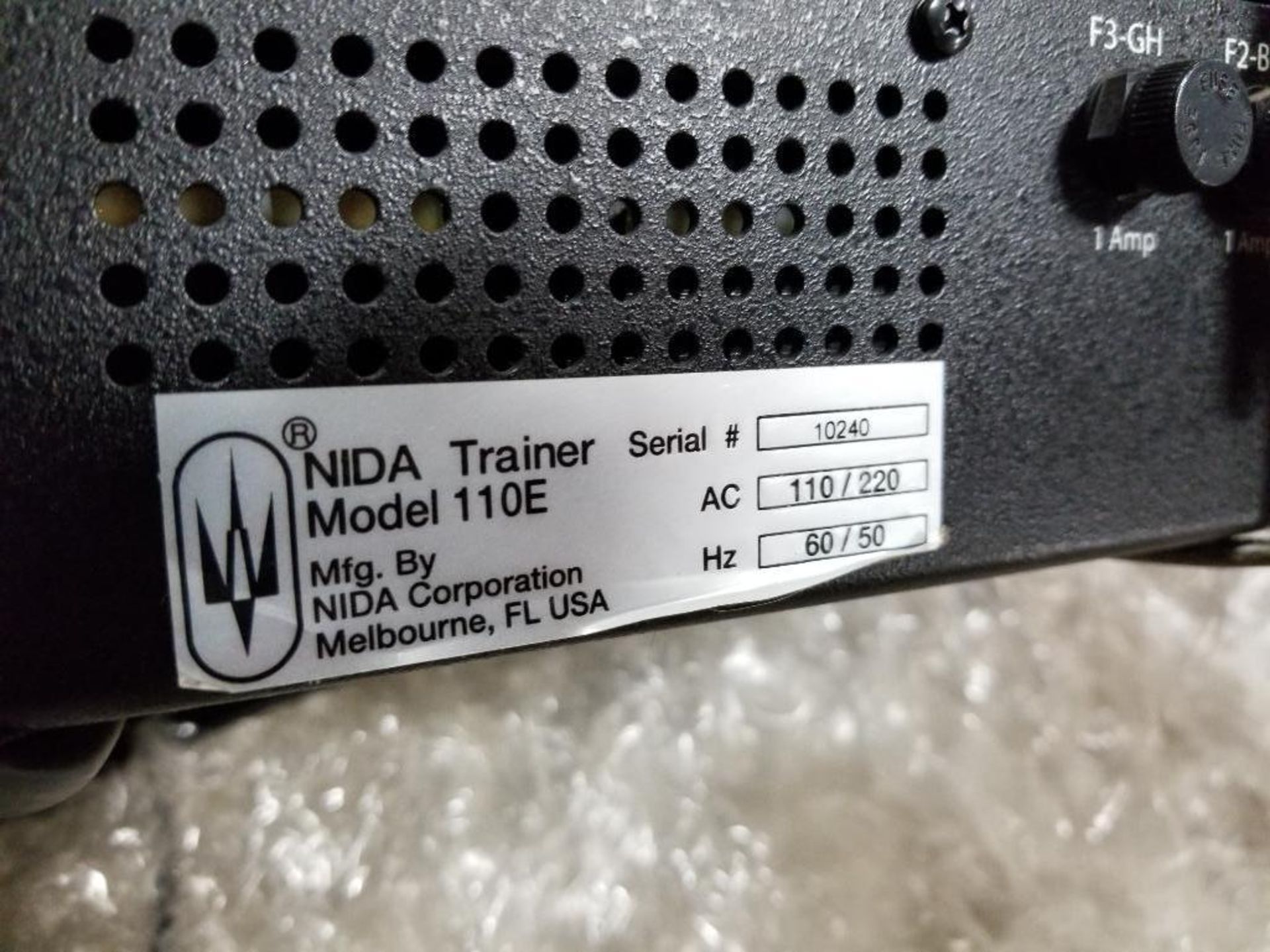 NIDA corp 110E electronics trainer with cards. - Image 9 of 14
