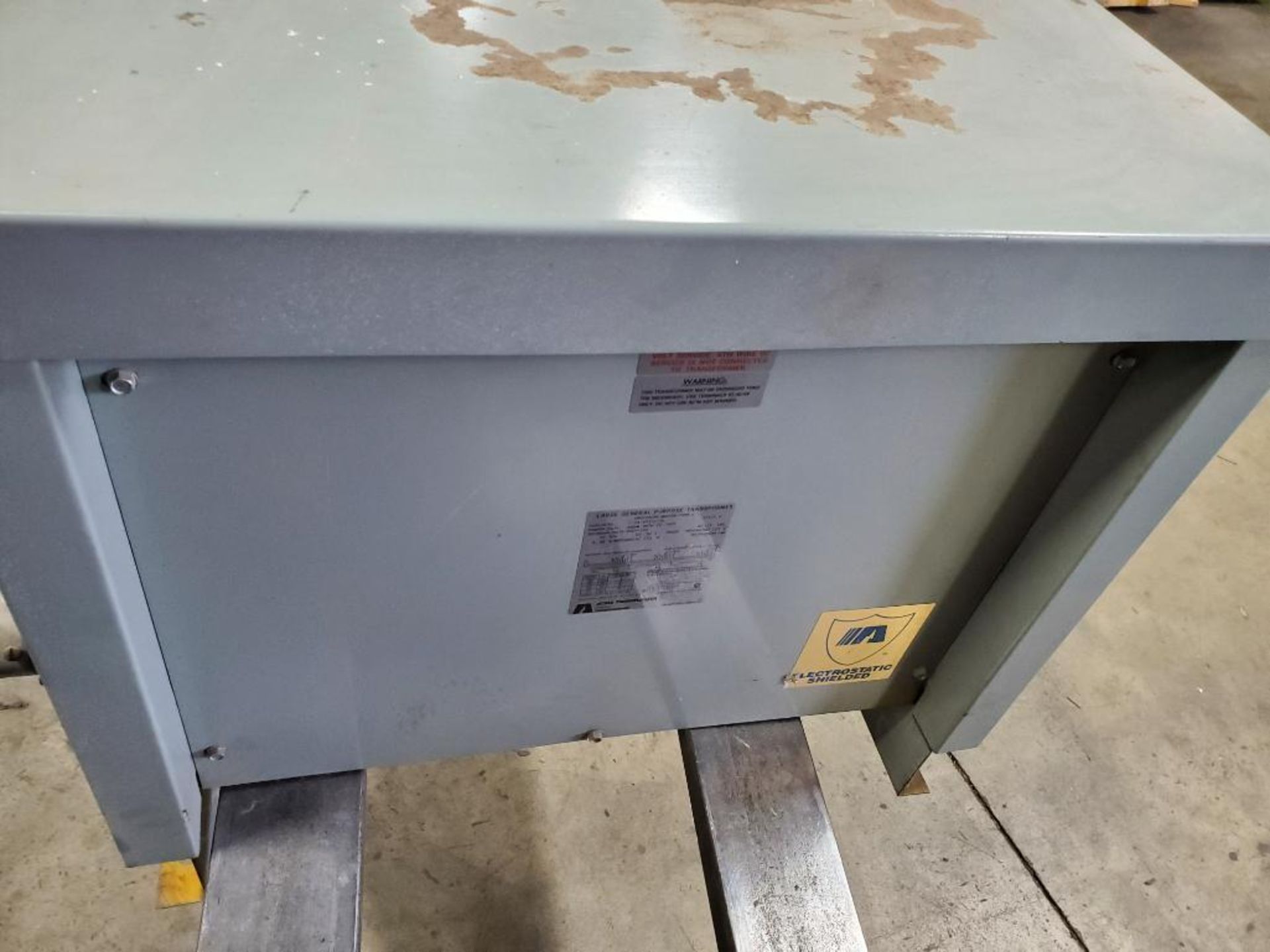 30kVa Acme Transformer. Catalog number T-1A-53312-35. Primary 480v. Secondary 208Y/120. - Image 2 of 11