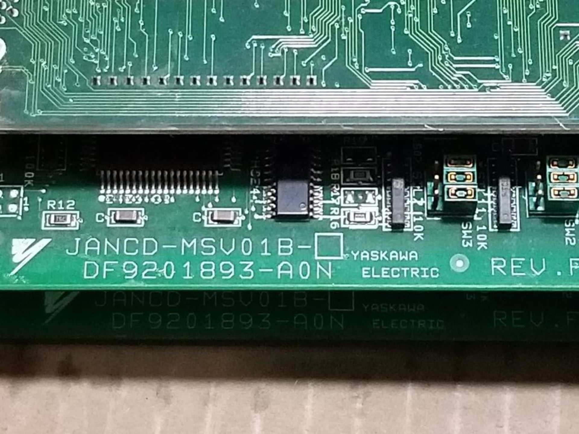 Qty 2 - Yaskawa JANCD-MSV01B CNC PC board. MSV018. - Image 6 of 10