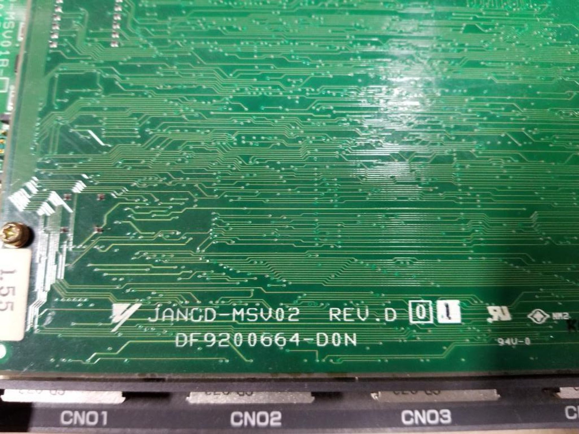 Qty 2 - Yaskawa JANCD-MSV01B CNC PC board. MSV018. - Image 4 of 10