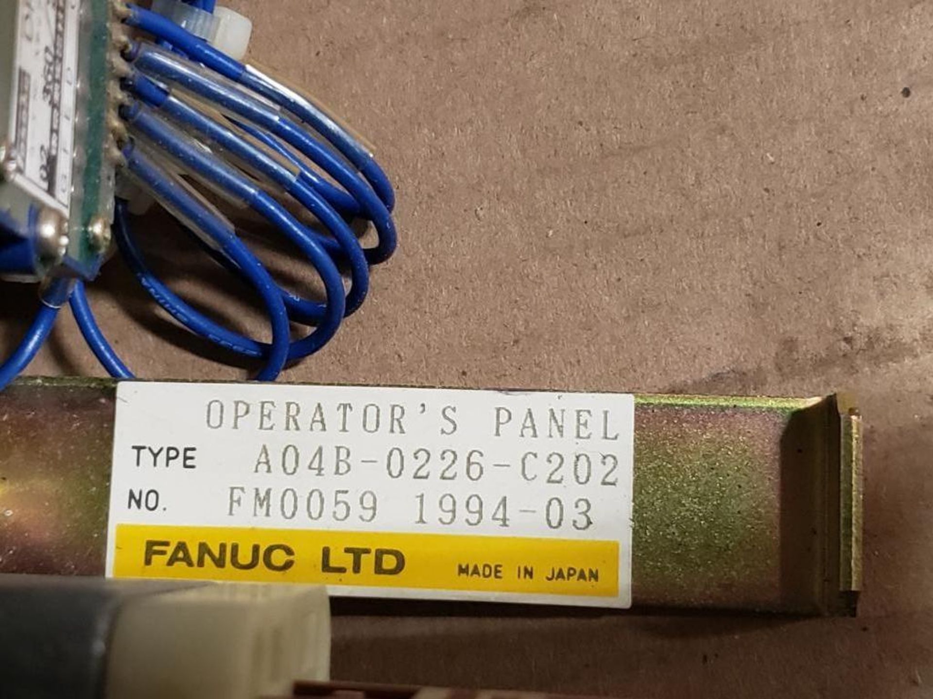 GE Fanuc A04B-0226-C202 Operator's Panel. - Image 16 of 16