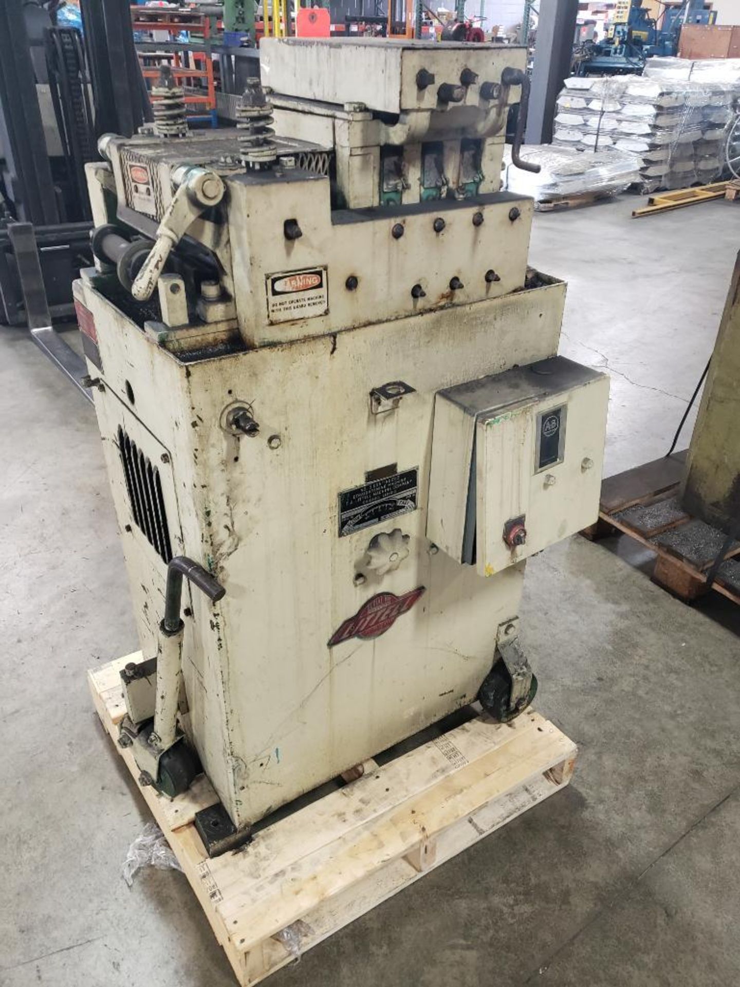 F.J. Littell Machine Co. No. 3 Continuous straightening machine. S/N: 84984-80. Code No.: 308-7PDL. - Image 4 of 12