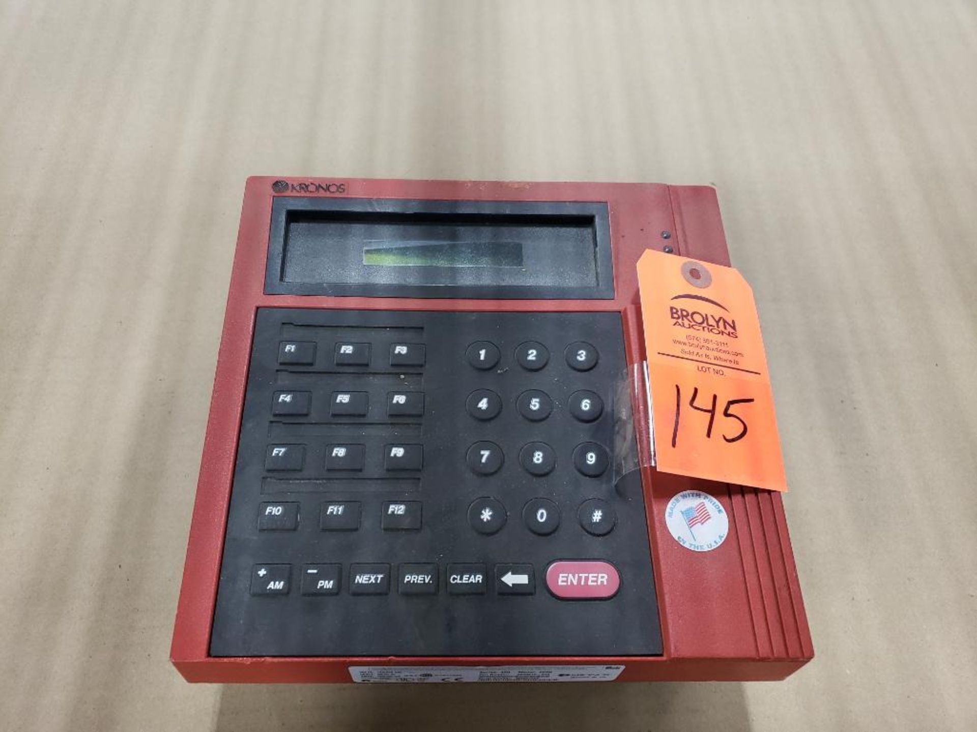 Kronos time clock. Model 420G. Series 400.